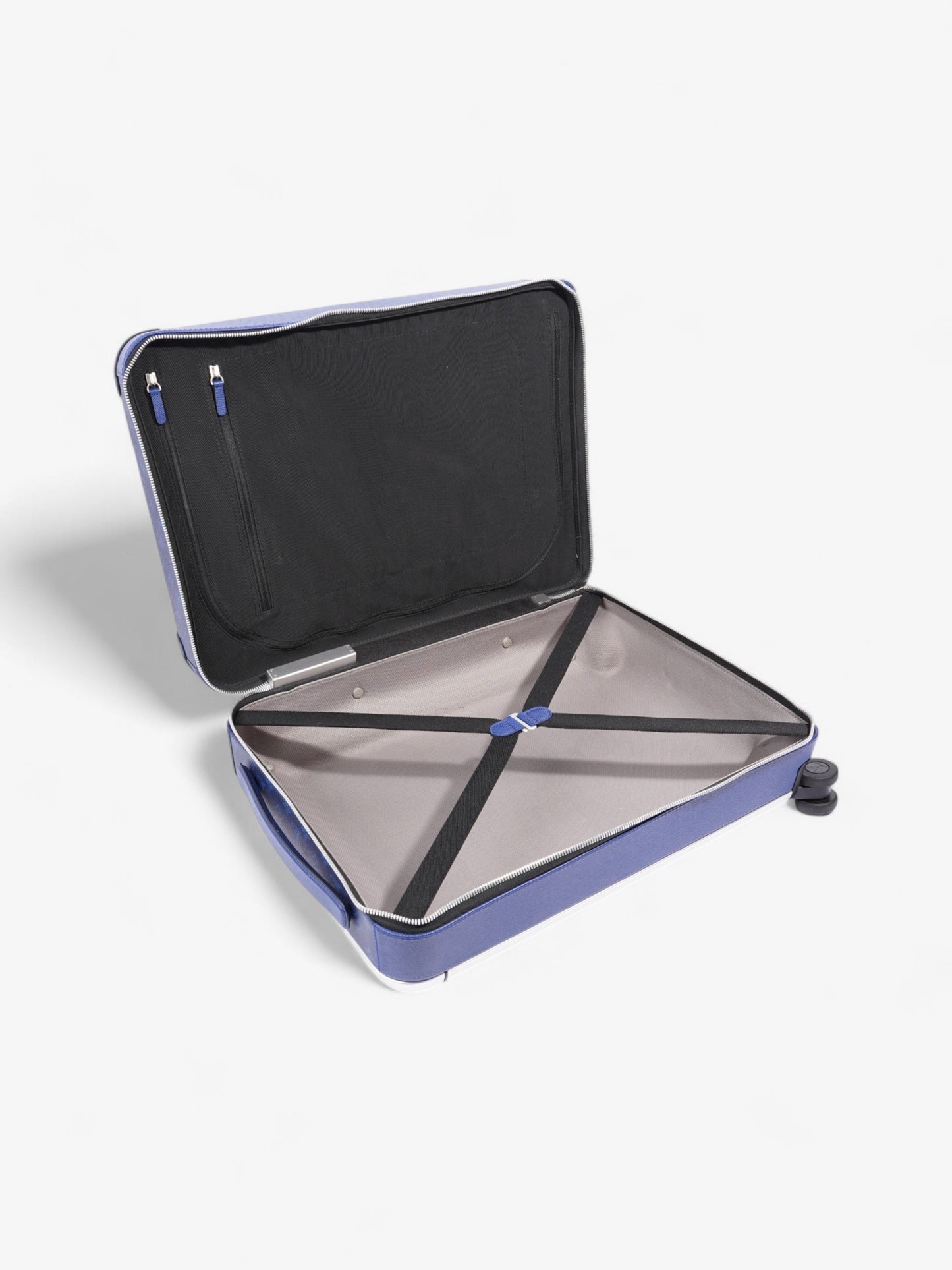 Louis Vuitton Horizon 55 Suitcase Blue Monogram Coated Canvas 55