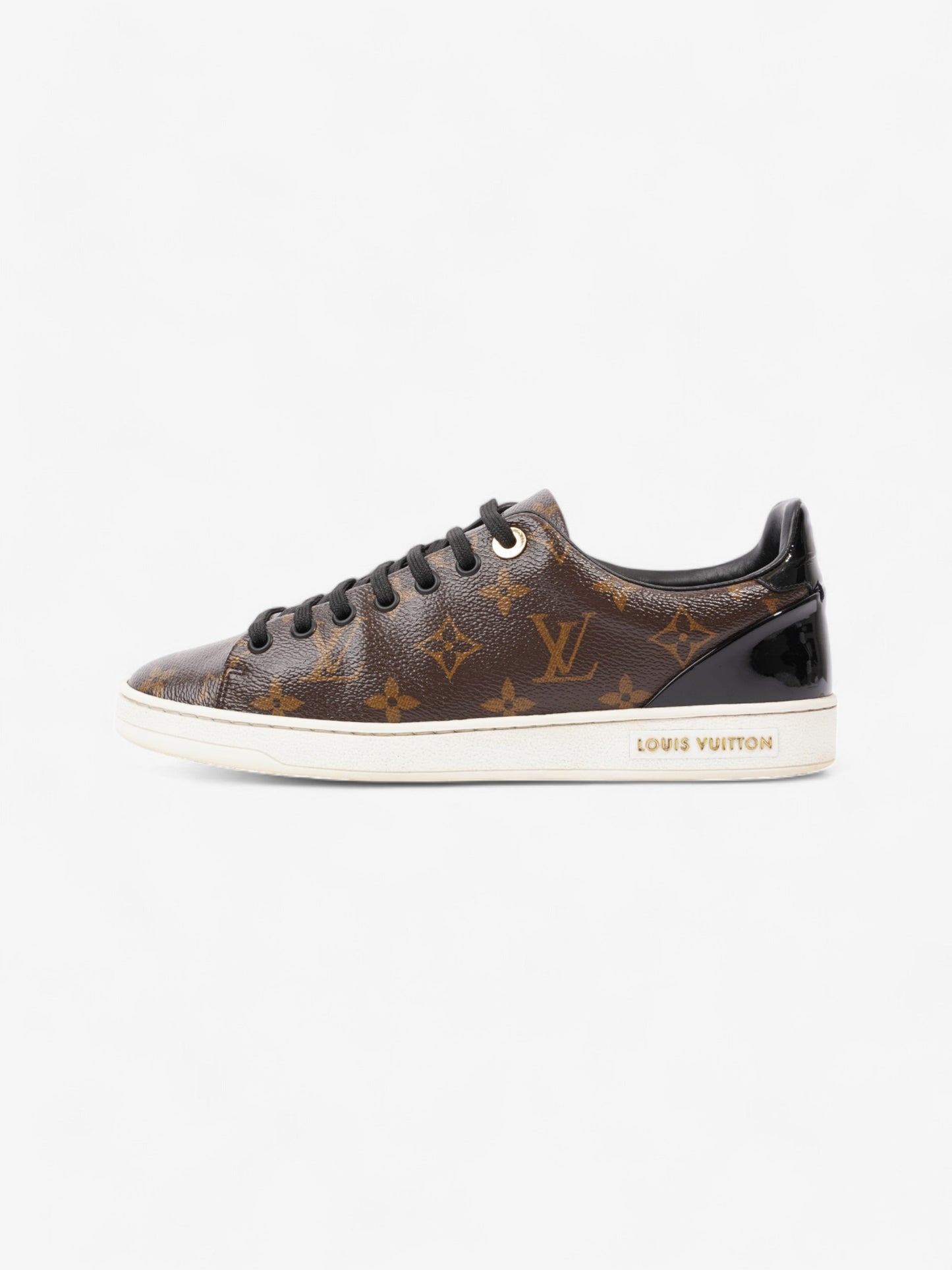 Louis Vuitton Front Row Monogram / Black Coated Canvas EU 38 UK 5