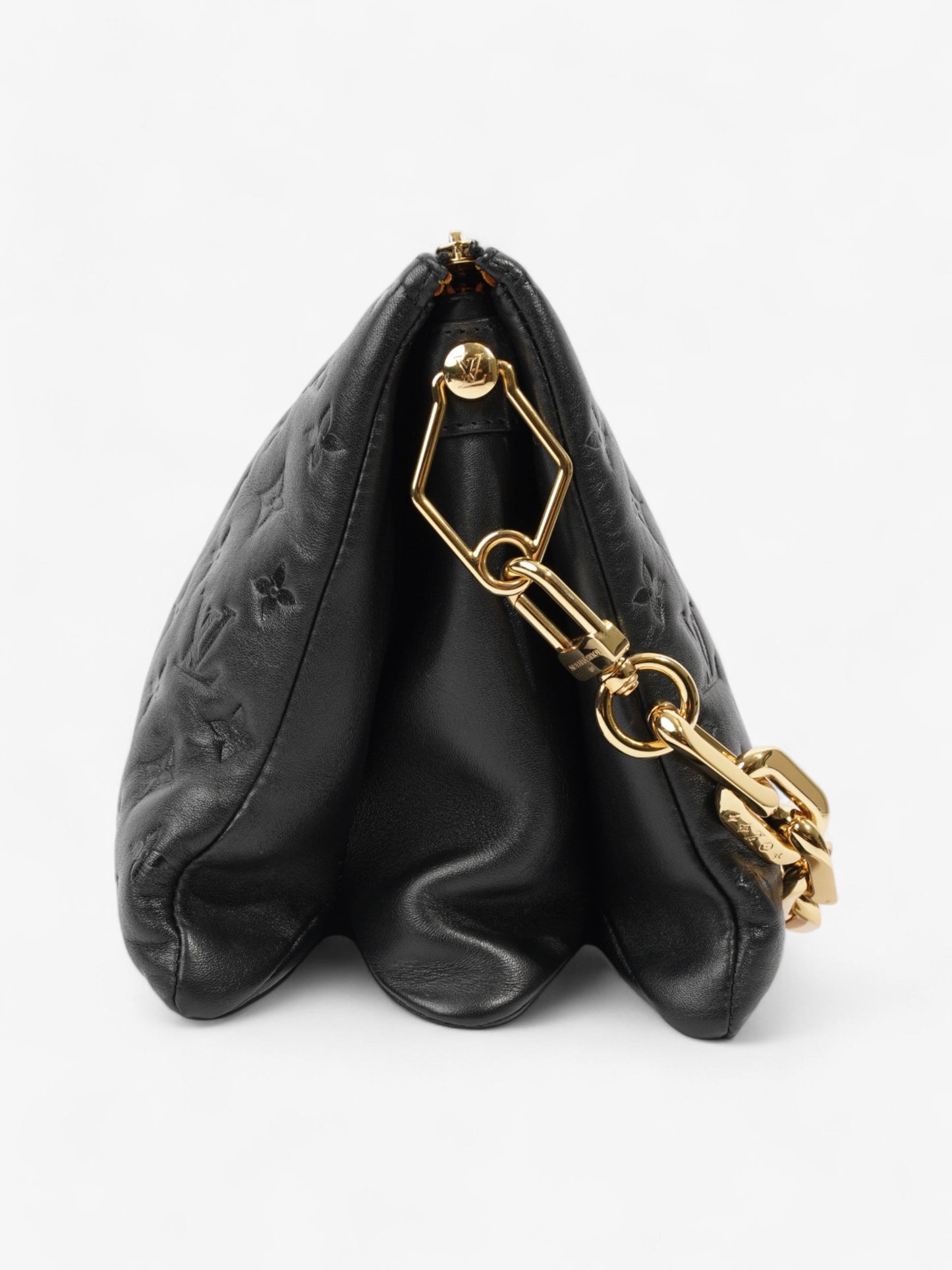 Louis Vuitton Coussin Black Lambskin Leather MM