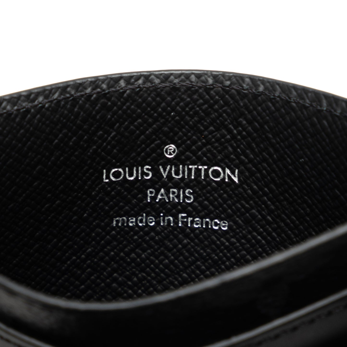 Black Louis Vuitton Monogram Eclipse Porte Cartes Double Card Holder
