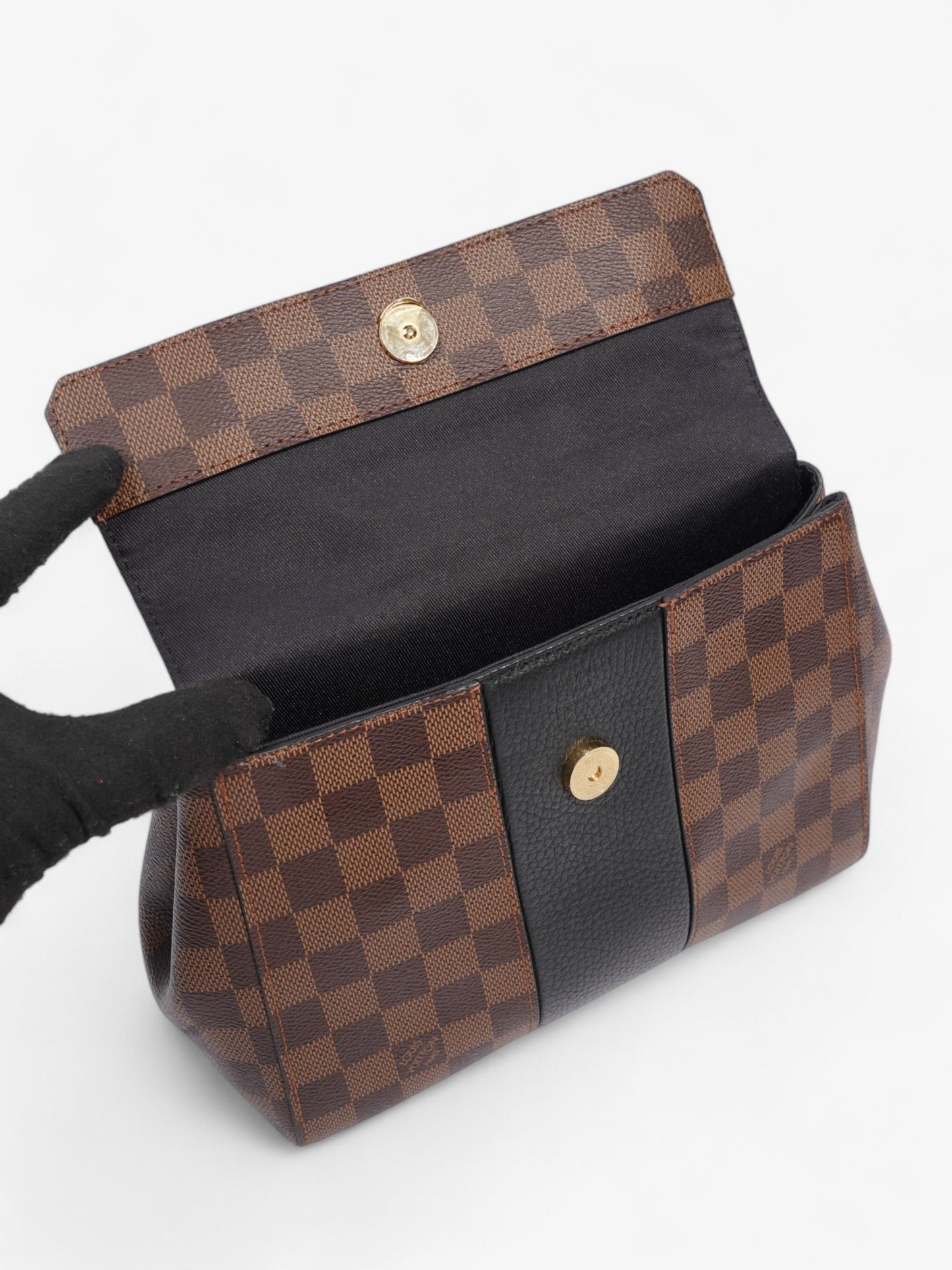 Louis Vuitton Bond Street Handbag Damier Ebene / Black Coated Canvas BB