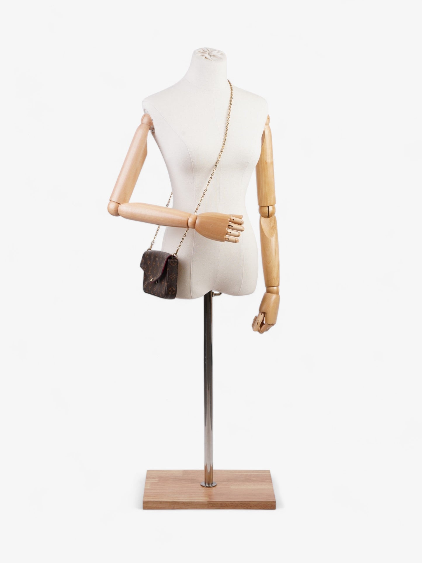 Louis Vuitton F茅licie Pochette  Monogram Coated Canvas