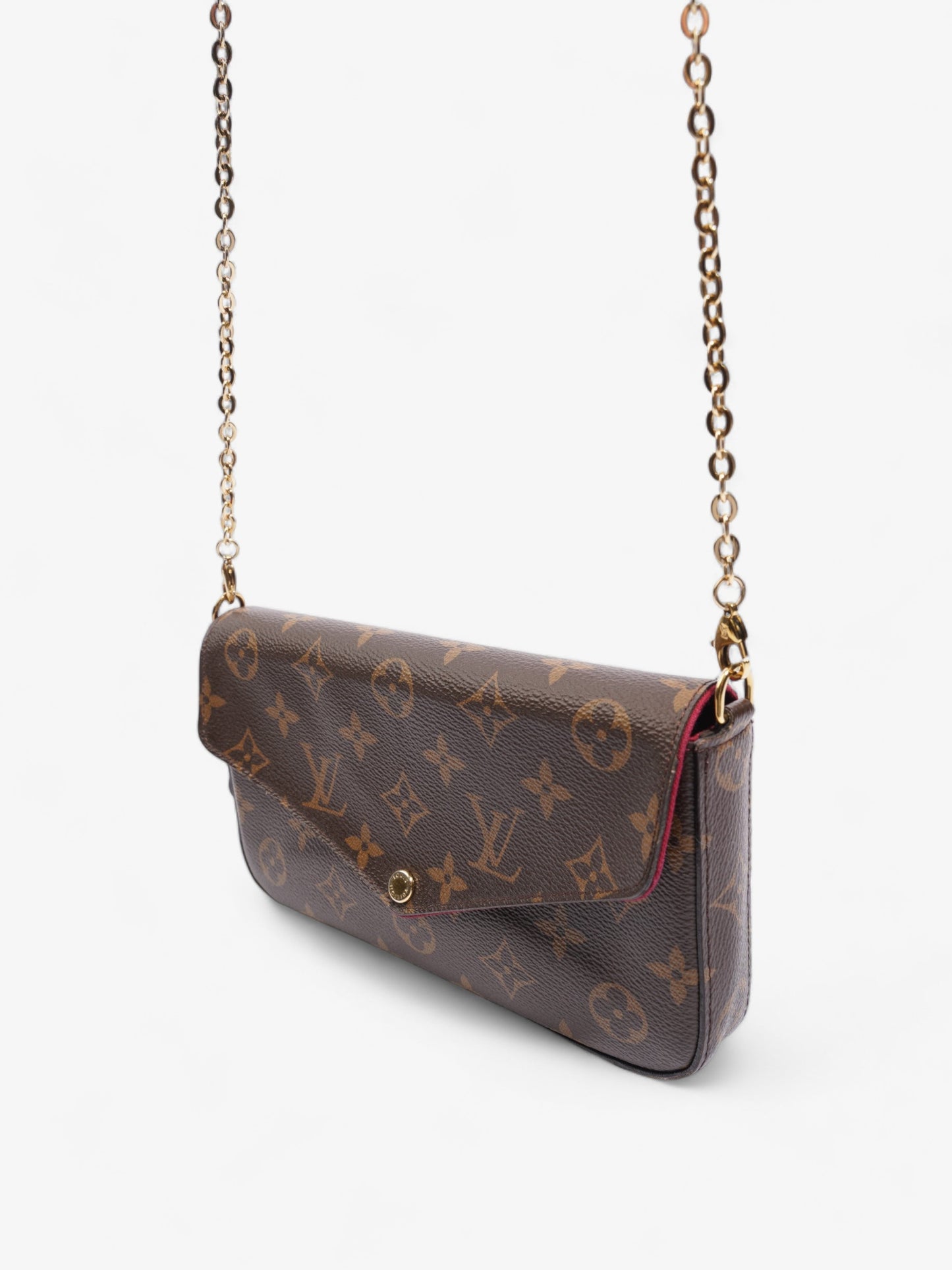 Louis Vuitton F茅licie Pochette  Monogram Coated Canvas