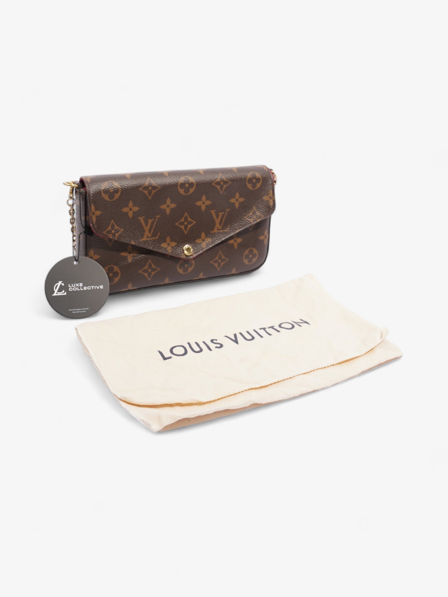 Louis Vuitton F茅licie Pochette  Monogram Coated Canvas