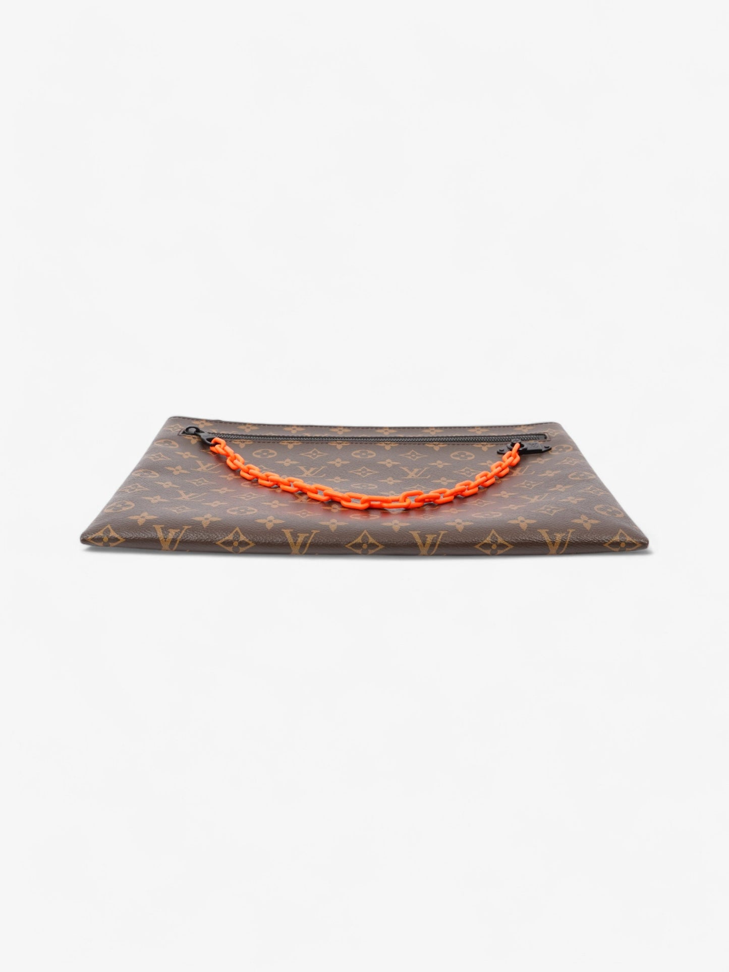 Louis Vuitton Solar Ray A4 Pouch Monogram / Black / Neon Orange Canvas