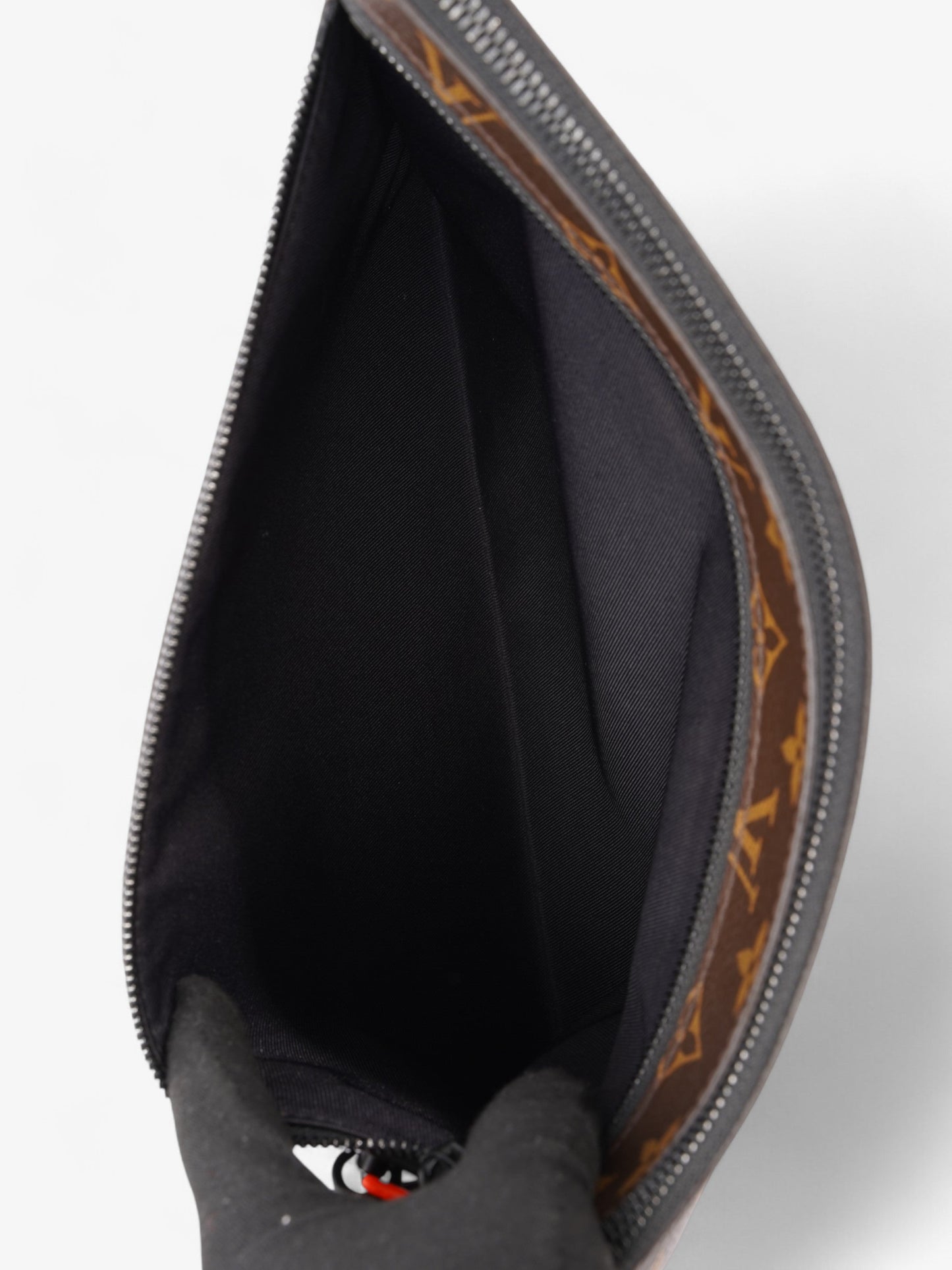 Louis Vuitton Solar Ray A4 Pouch Monogram / Black / Neon Orange Canvas