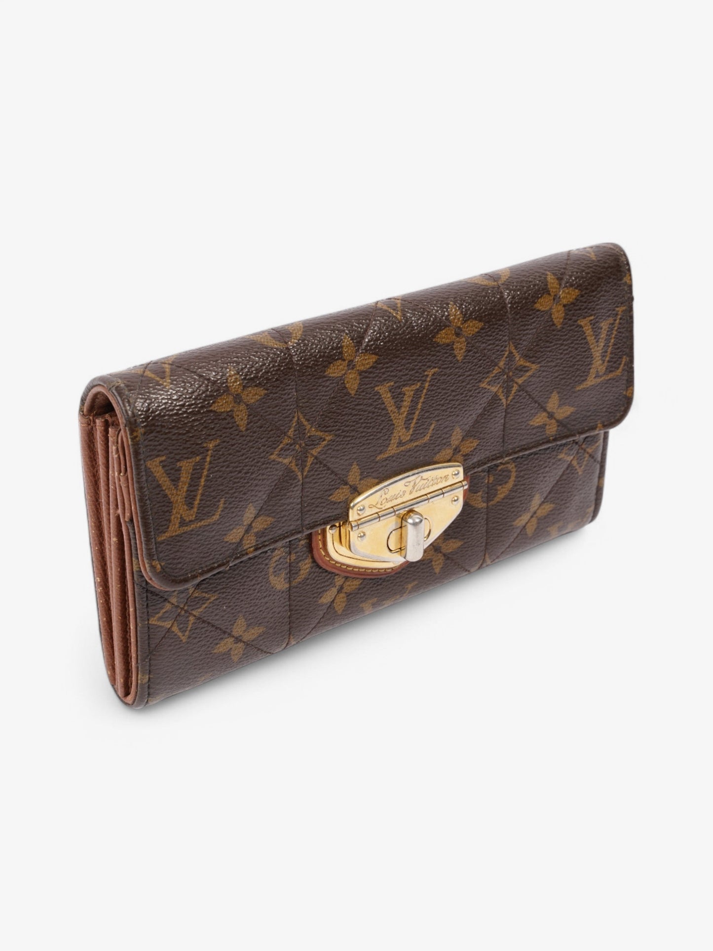 Louis Vuitton Sarah Wallet Monogram / Gold Coated Canvas