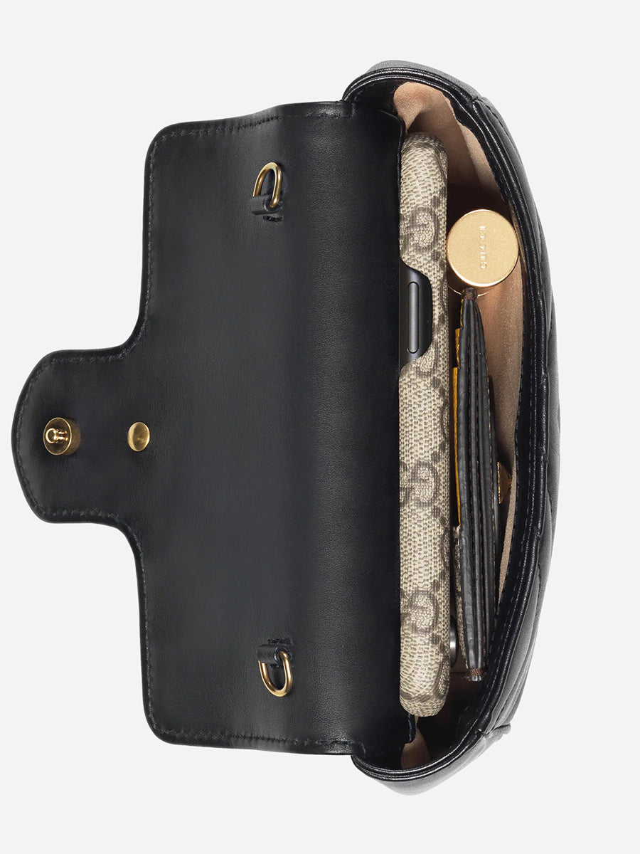 GG Marmont MatelassÃƒÆ’Ã‚Â© Leather Super Mini Bag