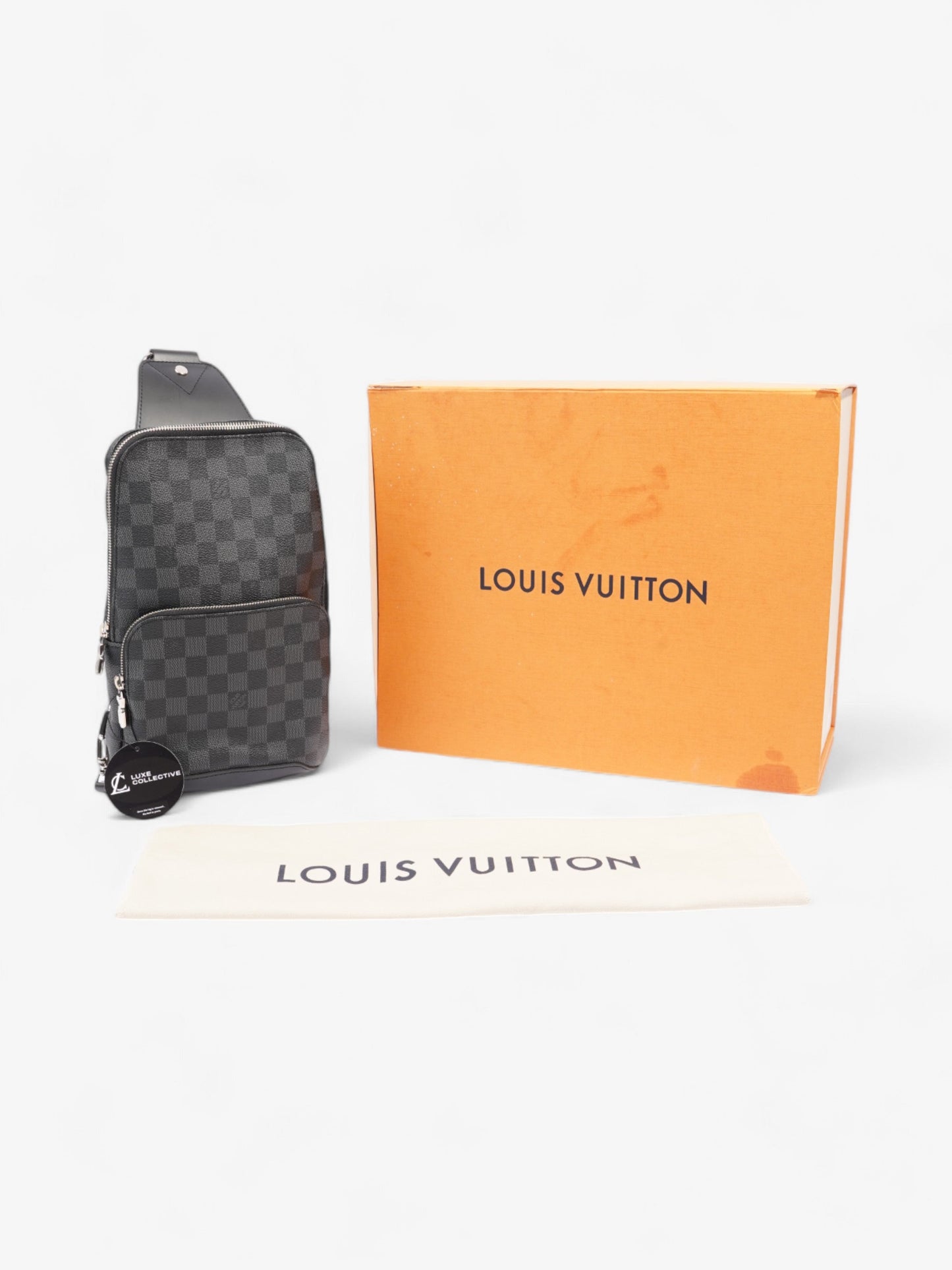Louis Vuitton Avenue Sling Bag Damier Graphite Coated Canvas