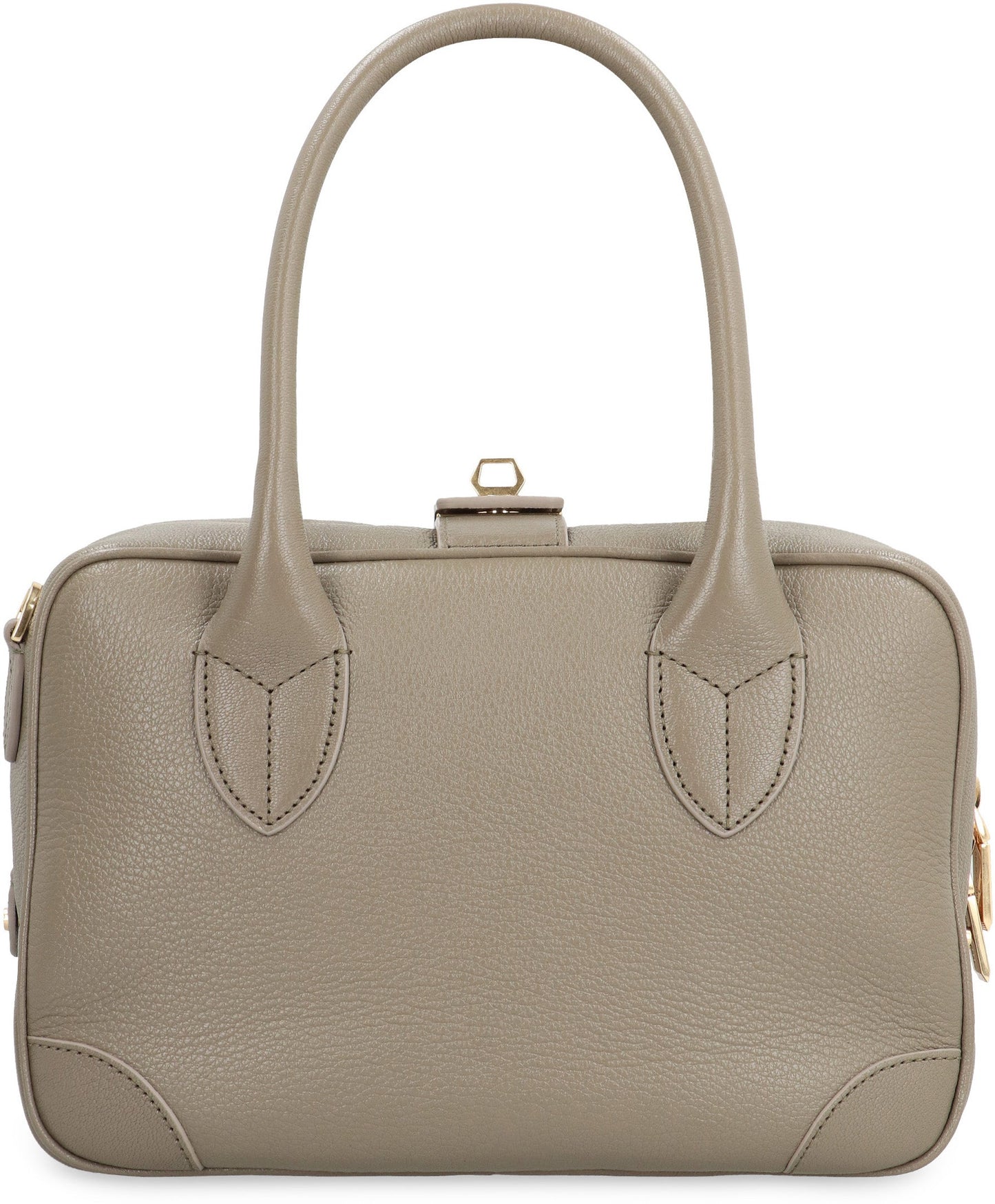 LEATHER HANDBAG FOR EVERYDAY USE.