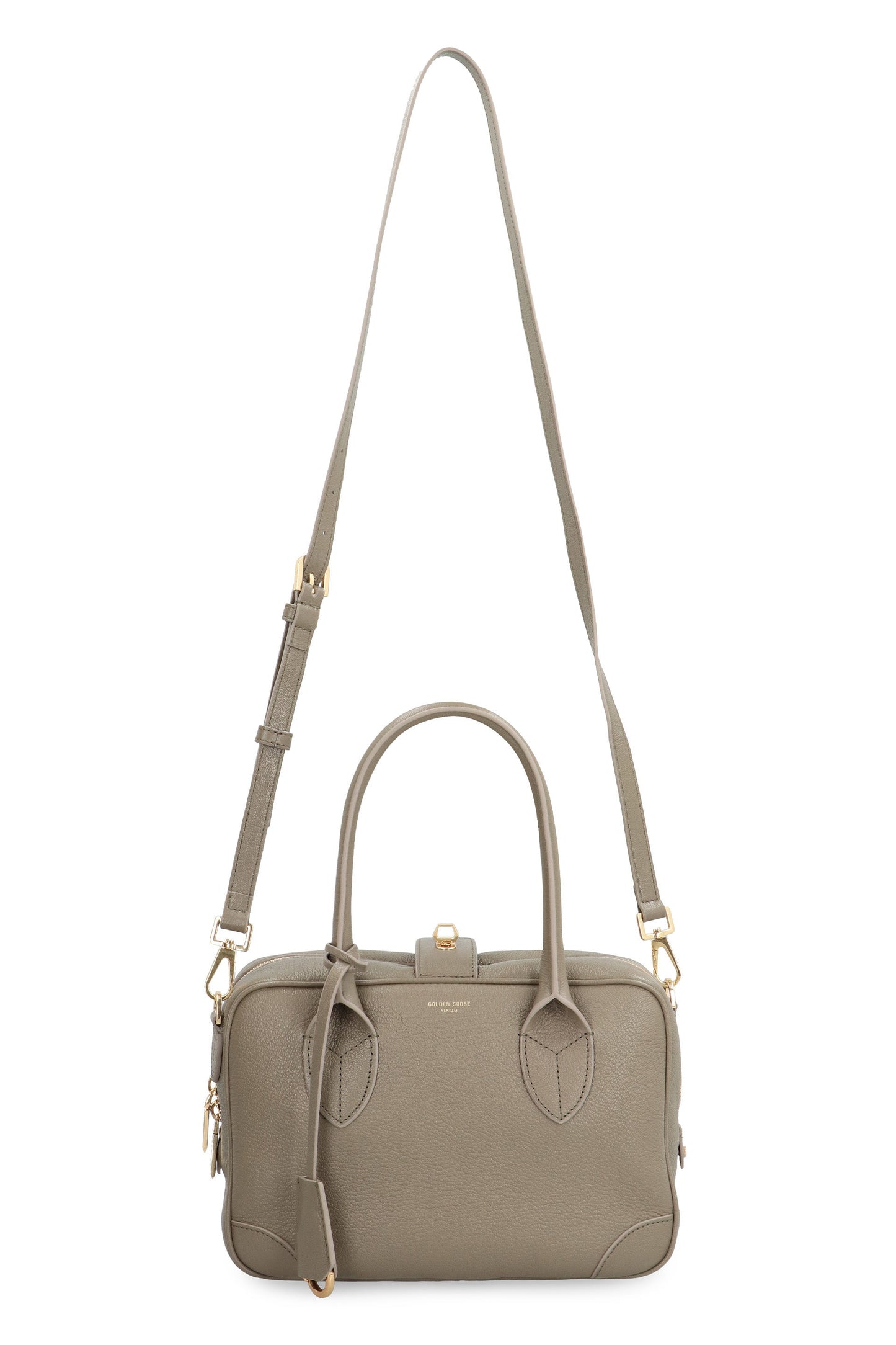 LEATHER HANDBAG FOR EVERYDAY USE.