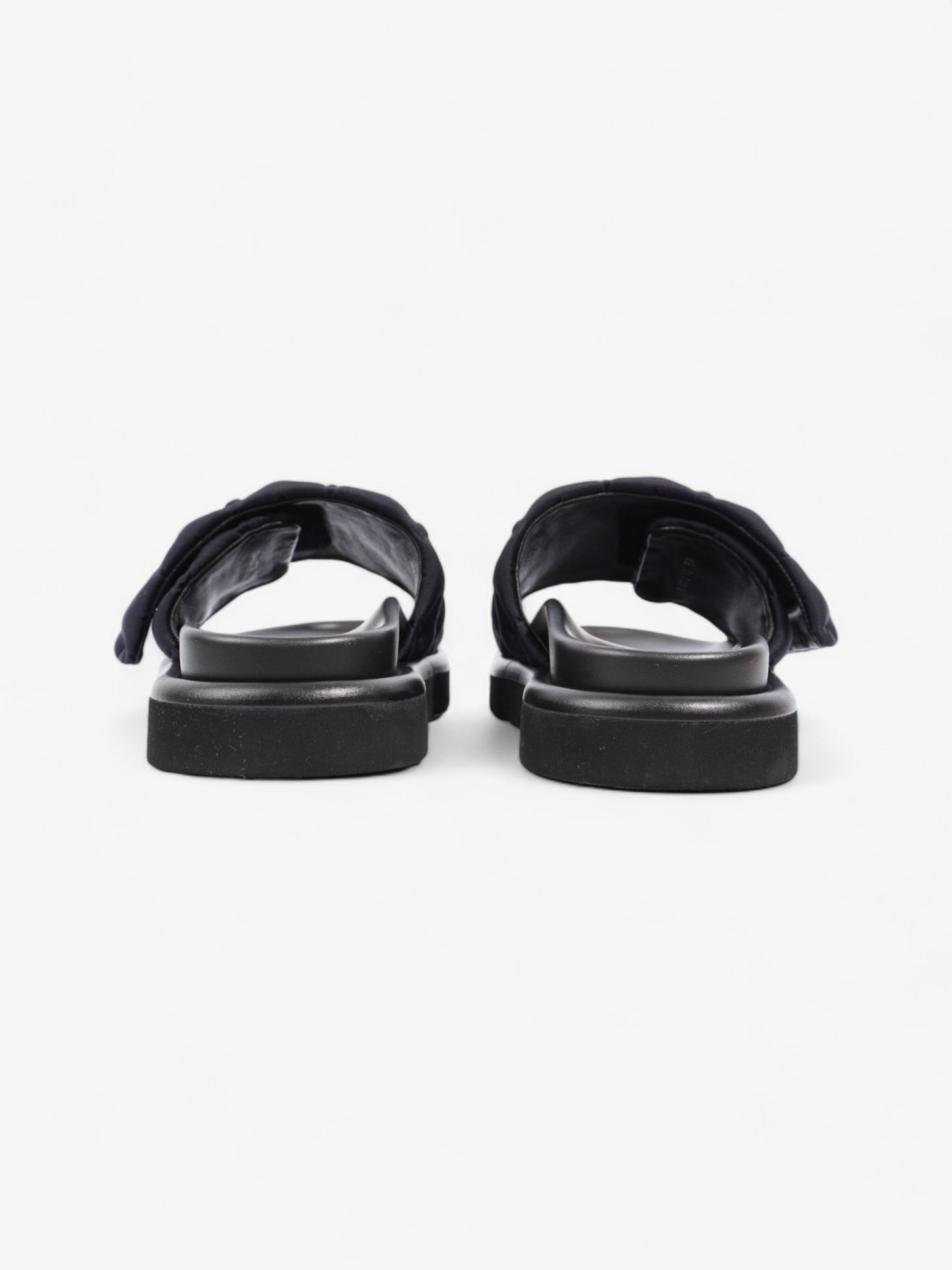 Louis Vuitton Pool Slides Black Neoprene EU 38 UK 5