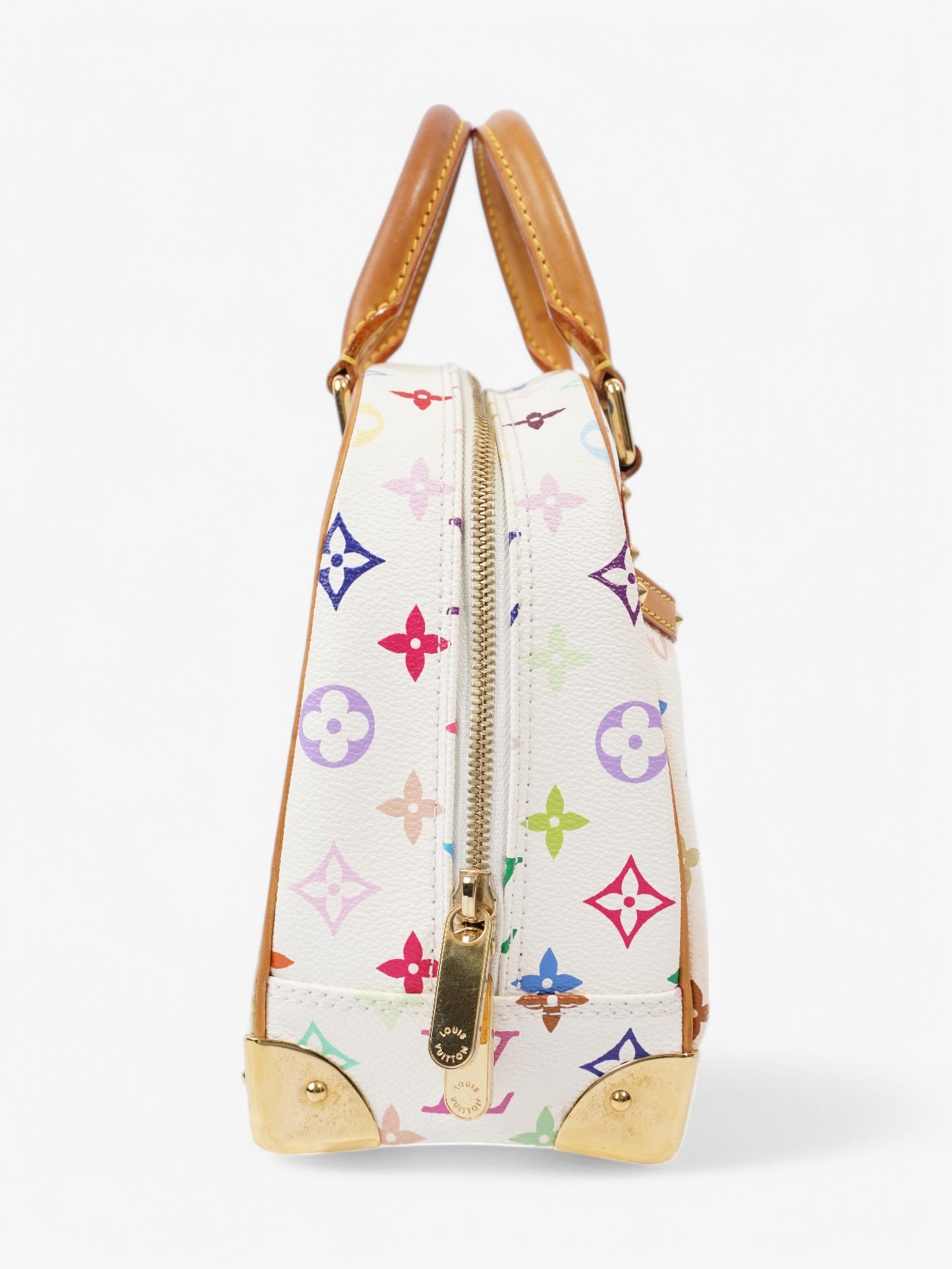 Louis Vuitton x Murakami Trouville Bag White / Multicolour Coated Canvas