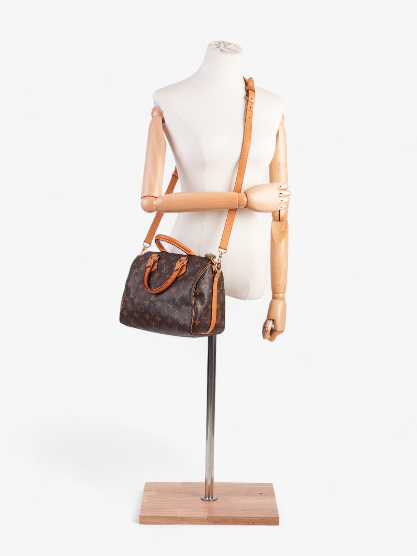 Louis Vuitton Speedy Bandouli猫re Monogram Coated Canvas 25
