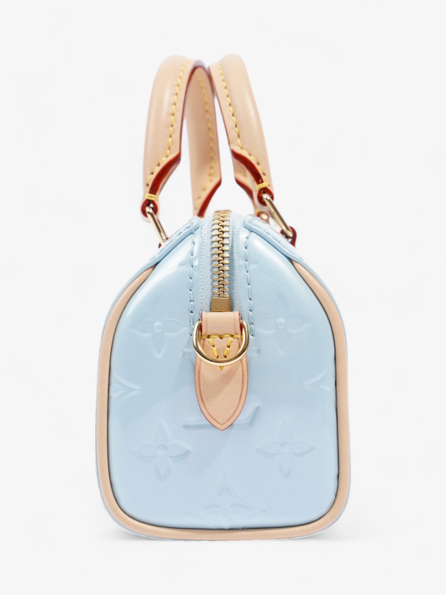 Louis Vuitton Speedy Sky Blue Vernis Leather Nano