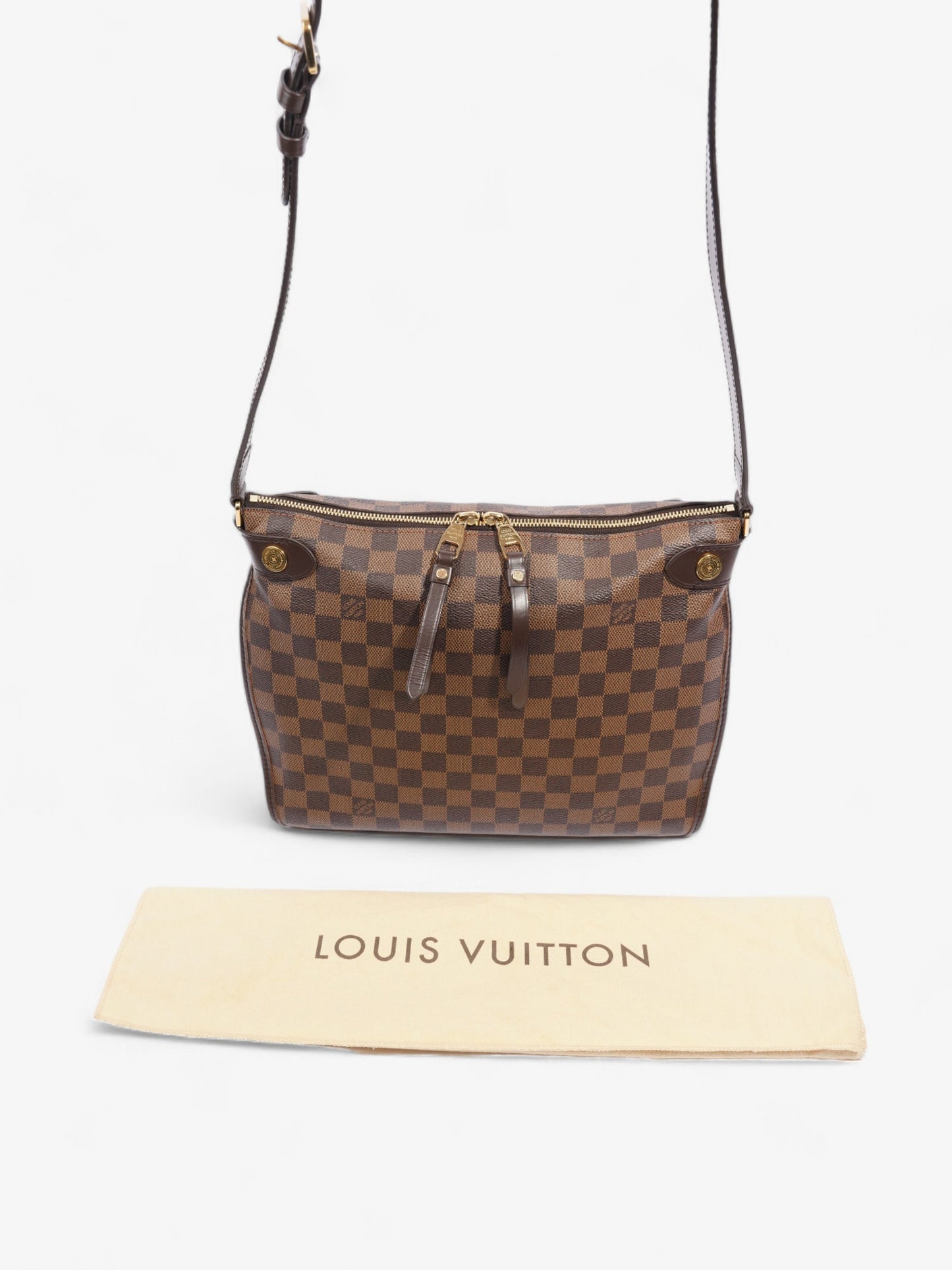 Louis Vuitton Duomo Messenger Damier Ebene Coated Canvas