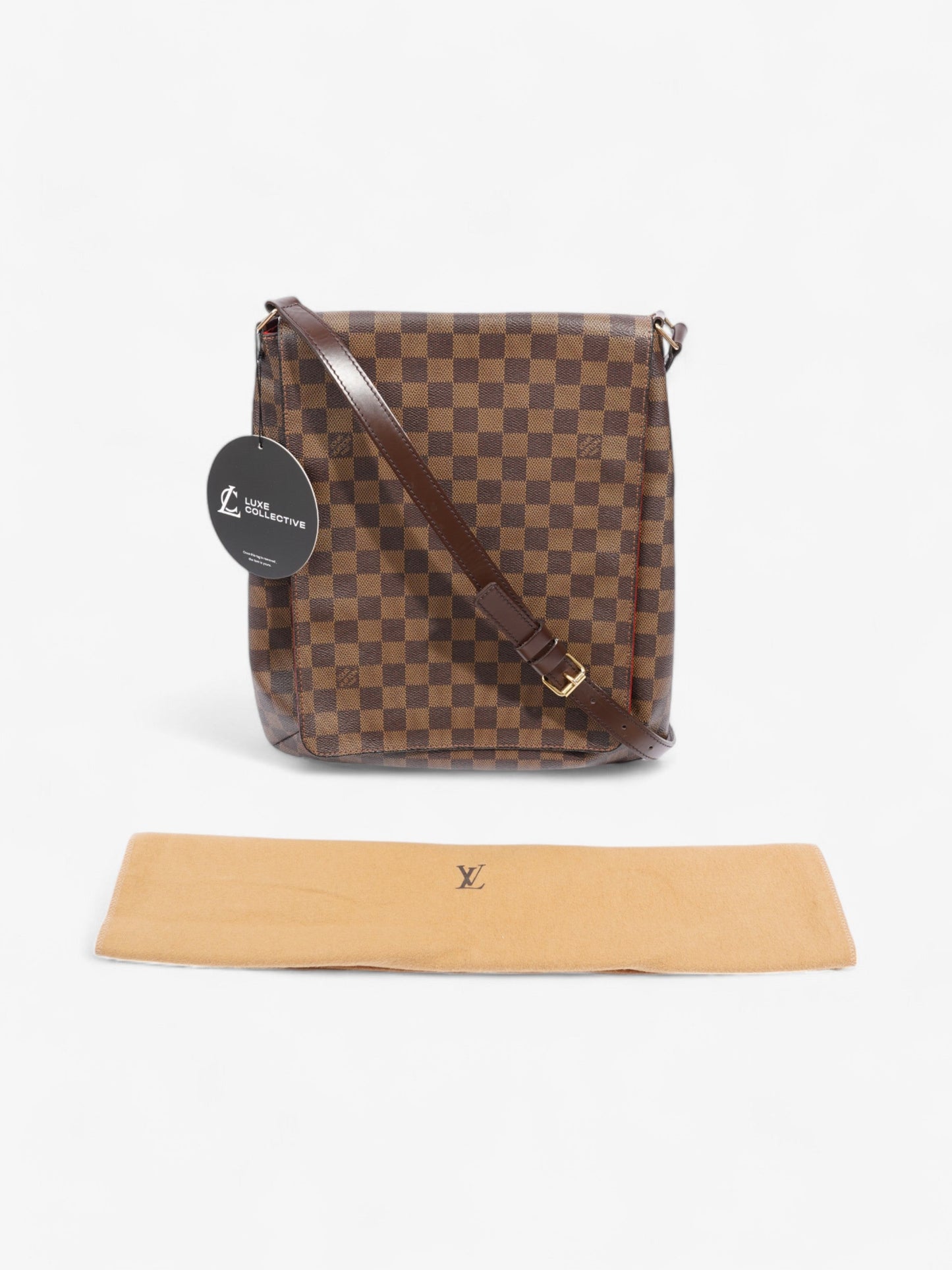 Louis Vuitton Musette Salsa Damier Ebene Coated Canvas GM