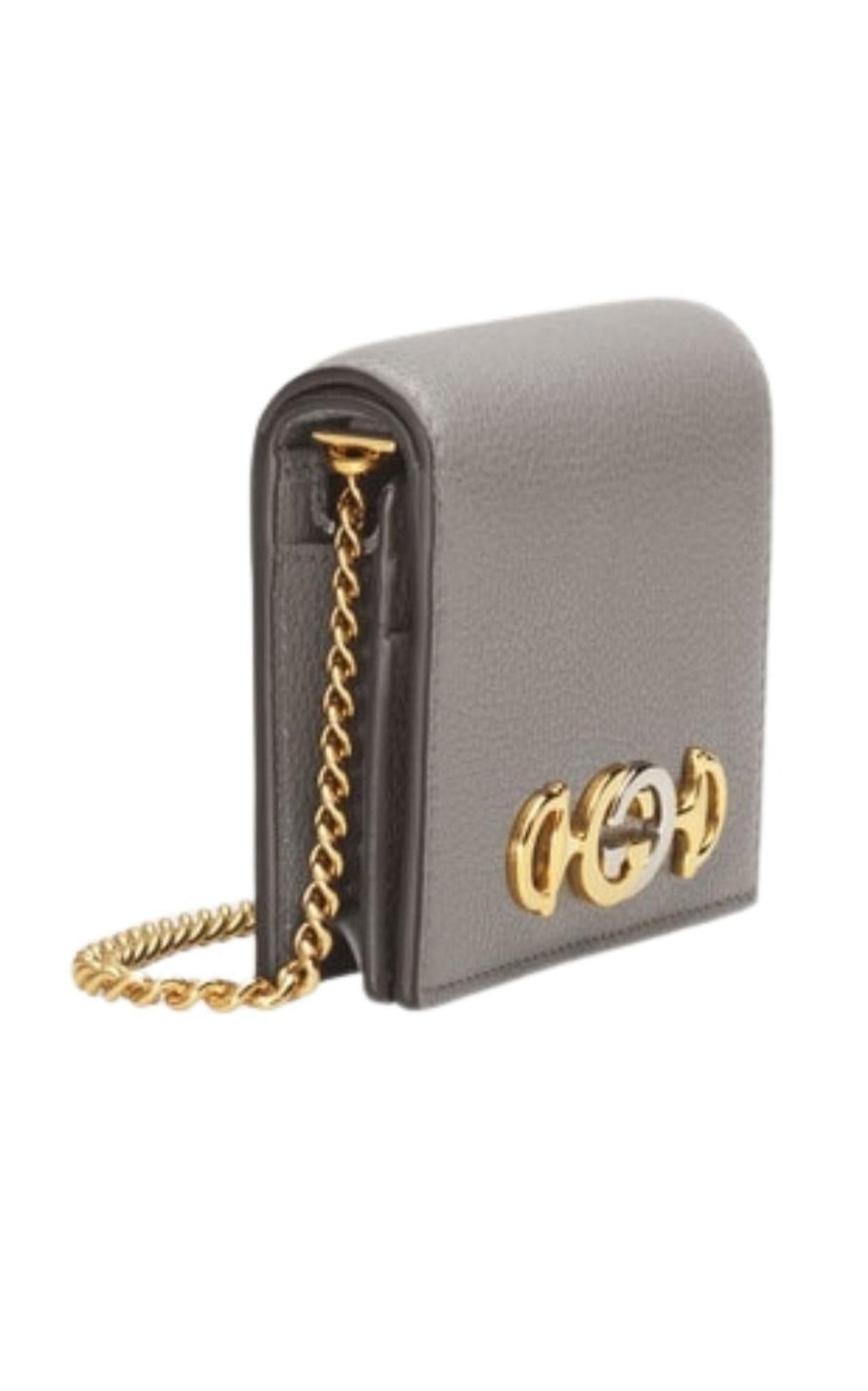 Gray Zumi Grainy Card Case Wallet