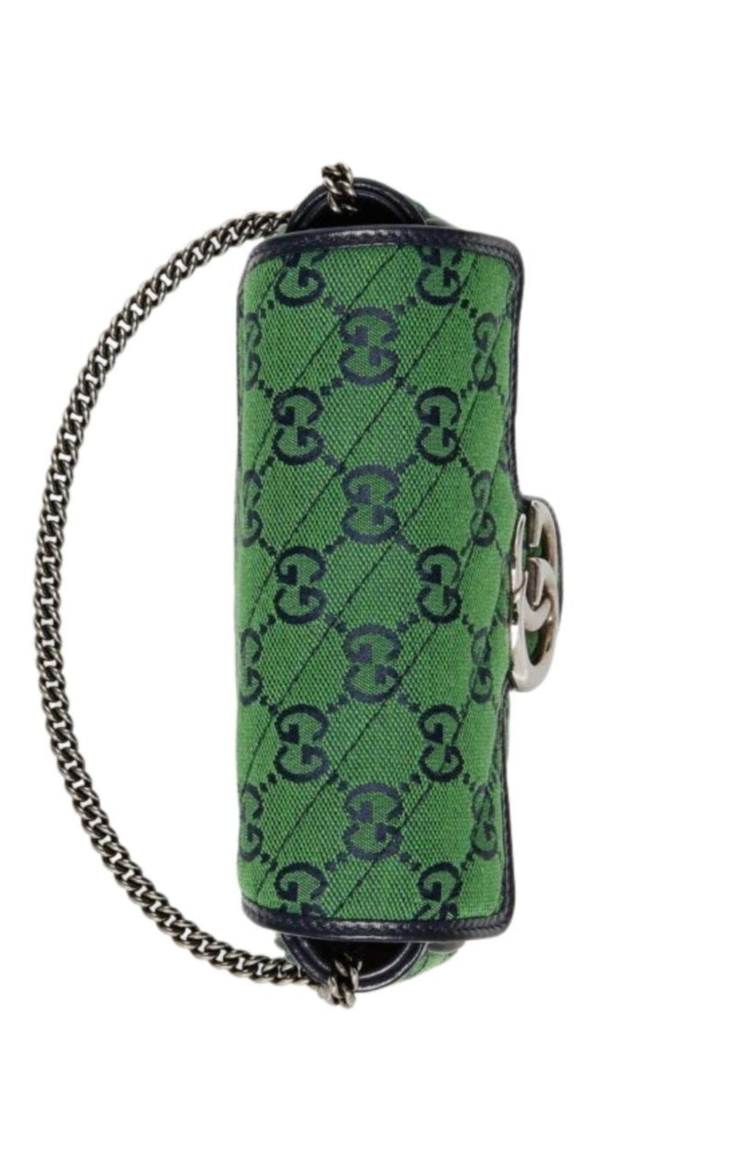 Green GG Marmont Multicolour Super Mini Bag