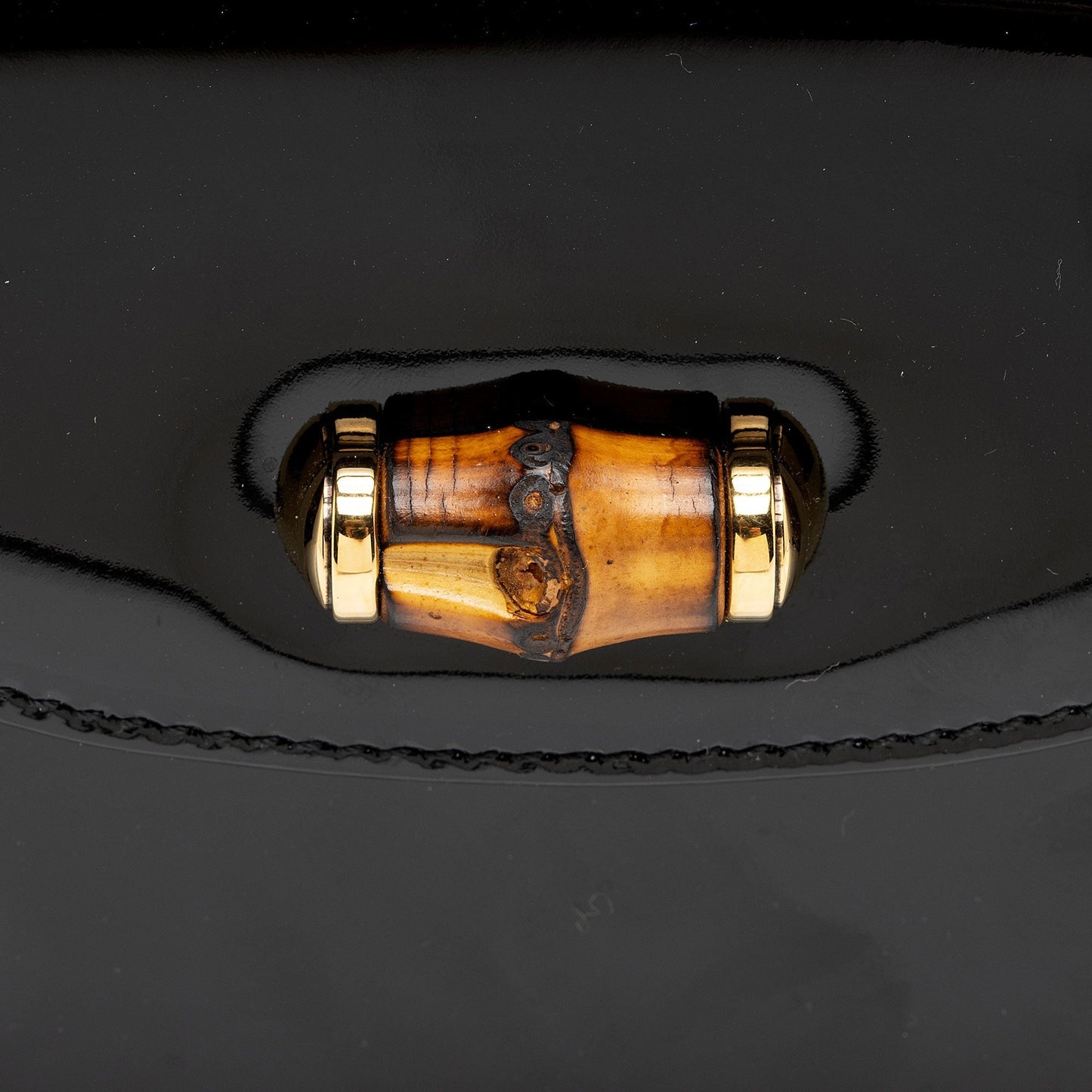 Gucci Patent Leather Bamboo Night Evening Bag (SHF-Mr23VK)
