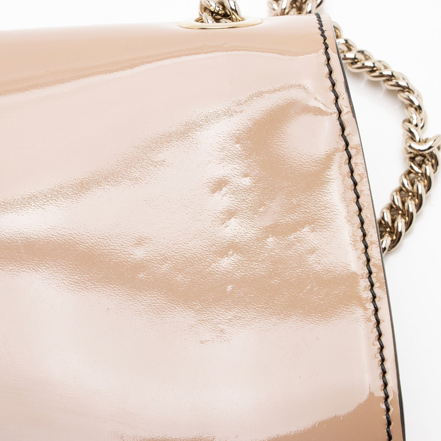 Gucci Patent Leather Emily Shoulder Bag (SHF-FaCHlt)