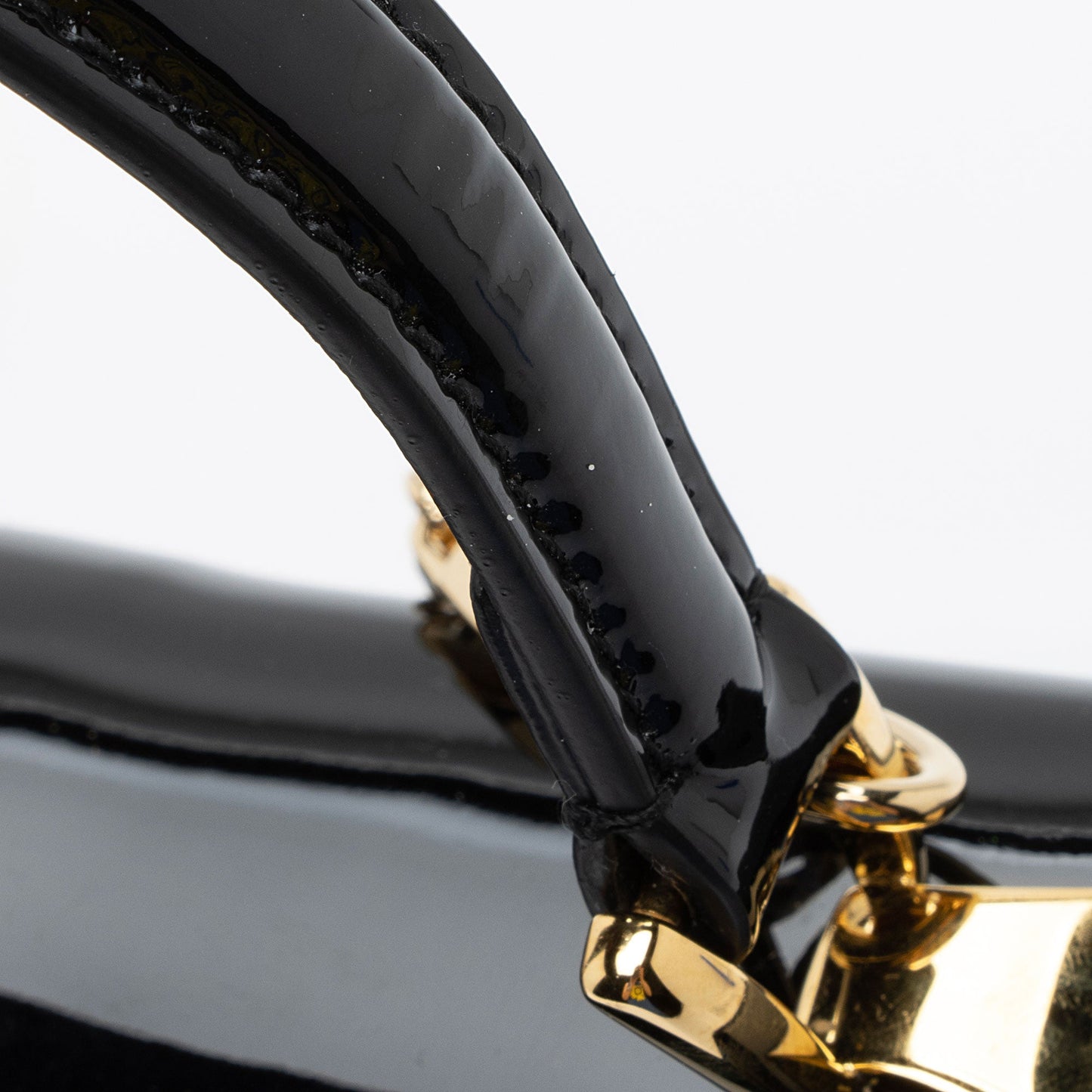 Gucci Patent Leather Sylvie 1969 Mini Top Handle (SHF-LRHVS4)