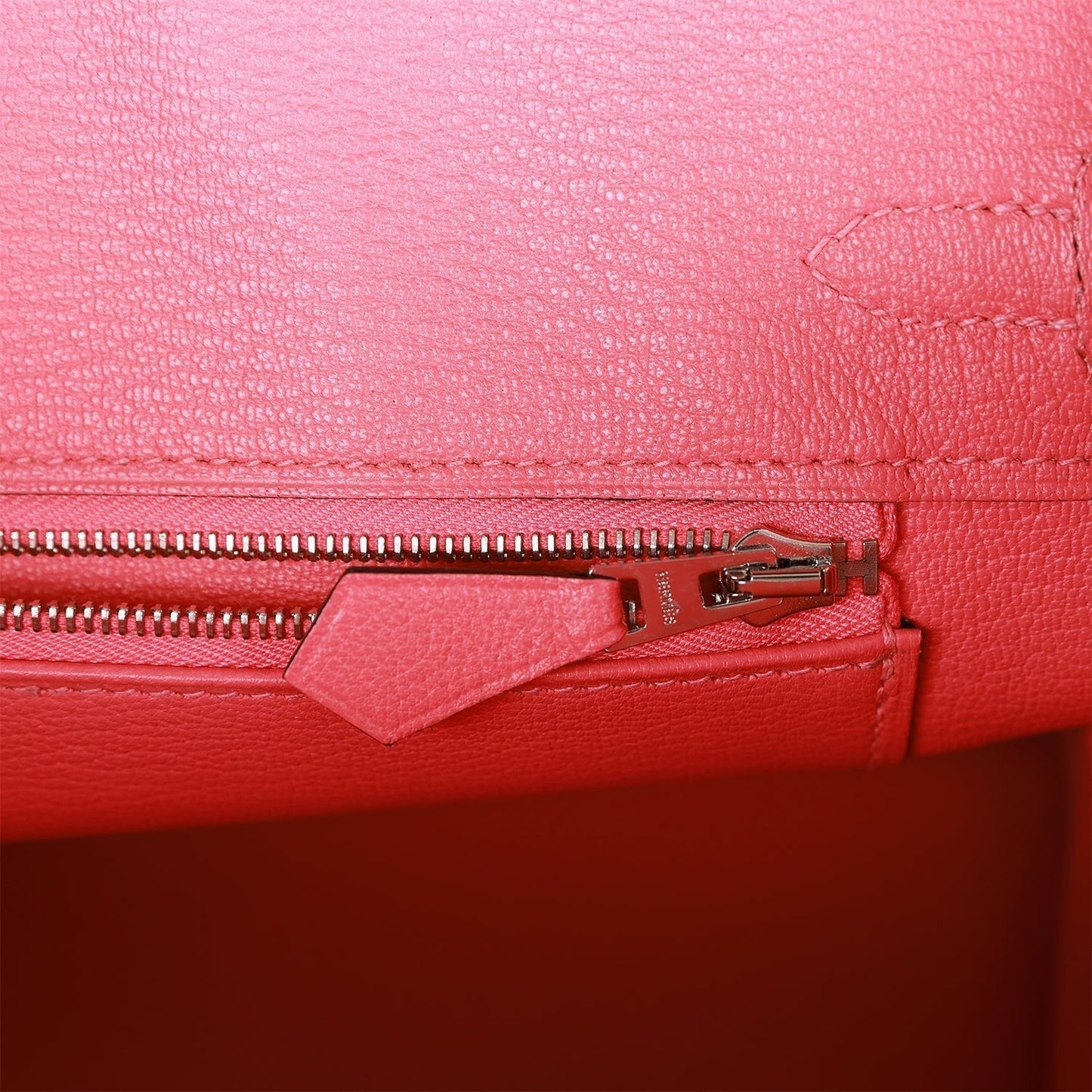 Hermes Special Order (HSS) Birkin 25 Black and Rose Azalee ChÃƒÆ’Ã‚Â¨vre Brushed Palladium Hardware
