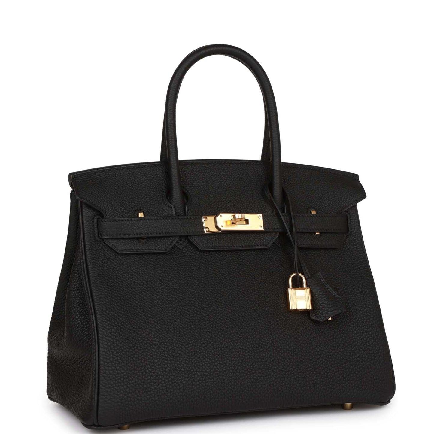 HermÃƒÆ’Ã‚Â¨s Birkin 30 Black Togo Gold Hardware