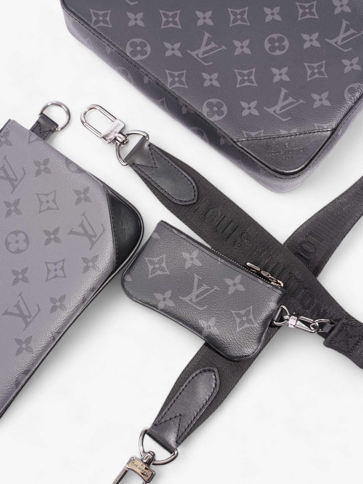 Louis Vuitton Trio Messenger Bag Damier Graphite Coated Canvas