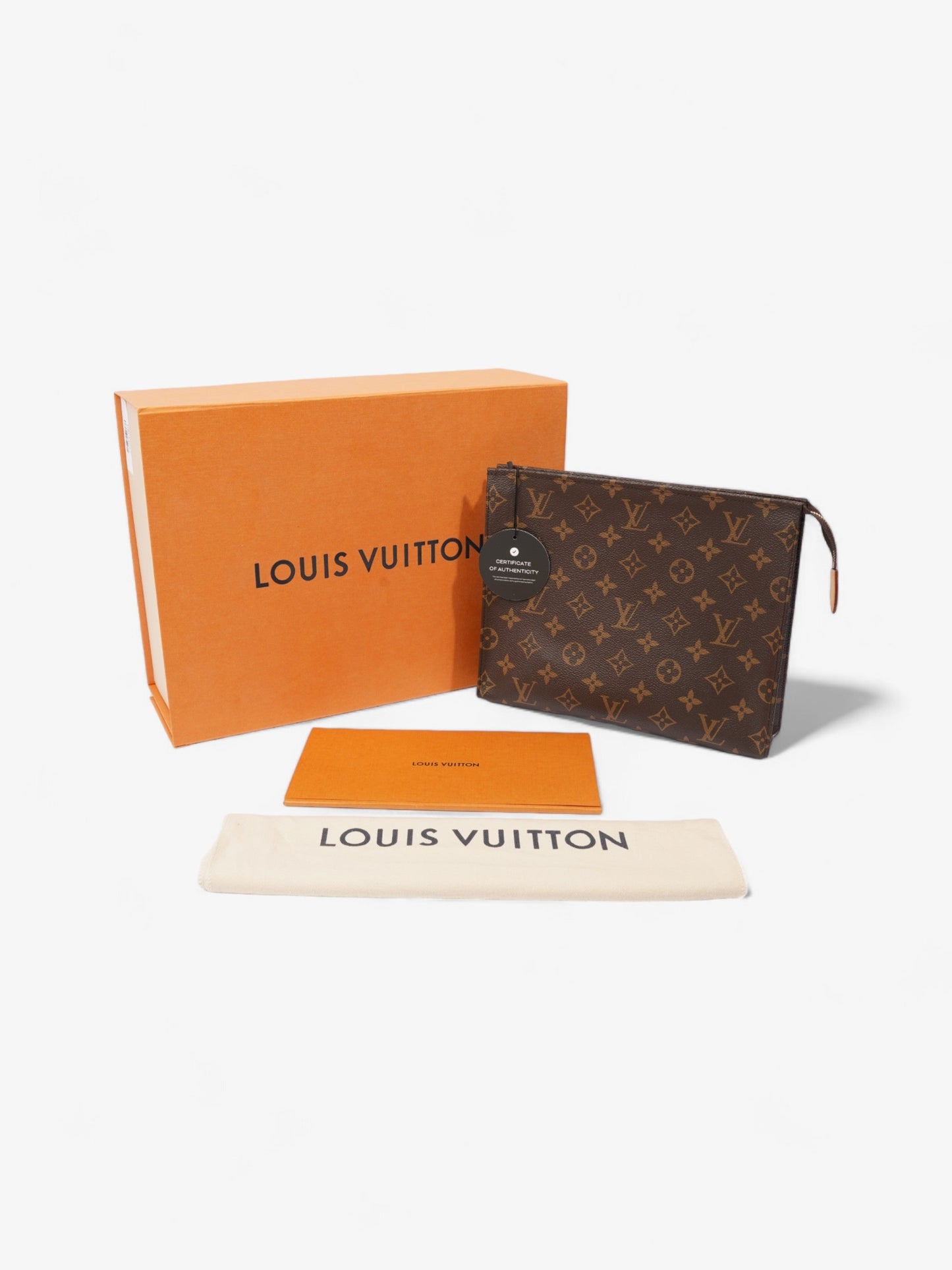 Louis Vuitton Toiletry Pouch Monogram Coated Canvas 26