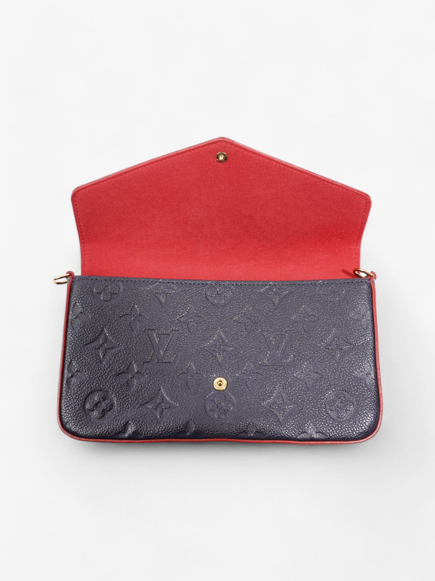 Louis Vuitton Pochette Felicie Monogram Empreinte / Navy Blue Empreinte Leather