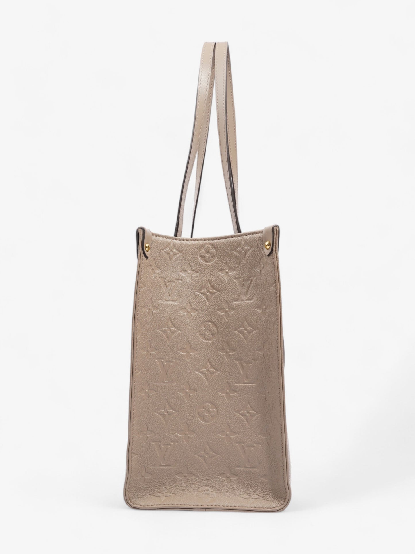 Louis Vuitton On the Go Monogram Empreinte / Beige Empreinte Leather MM