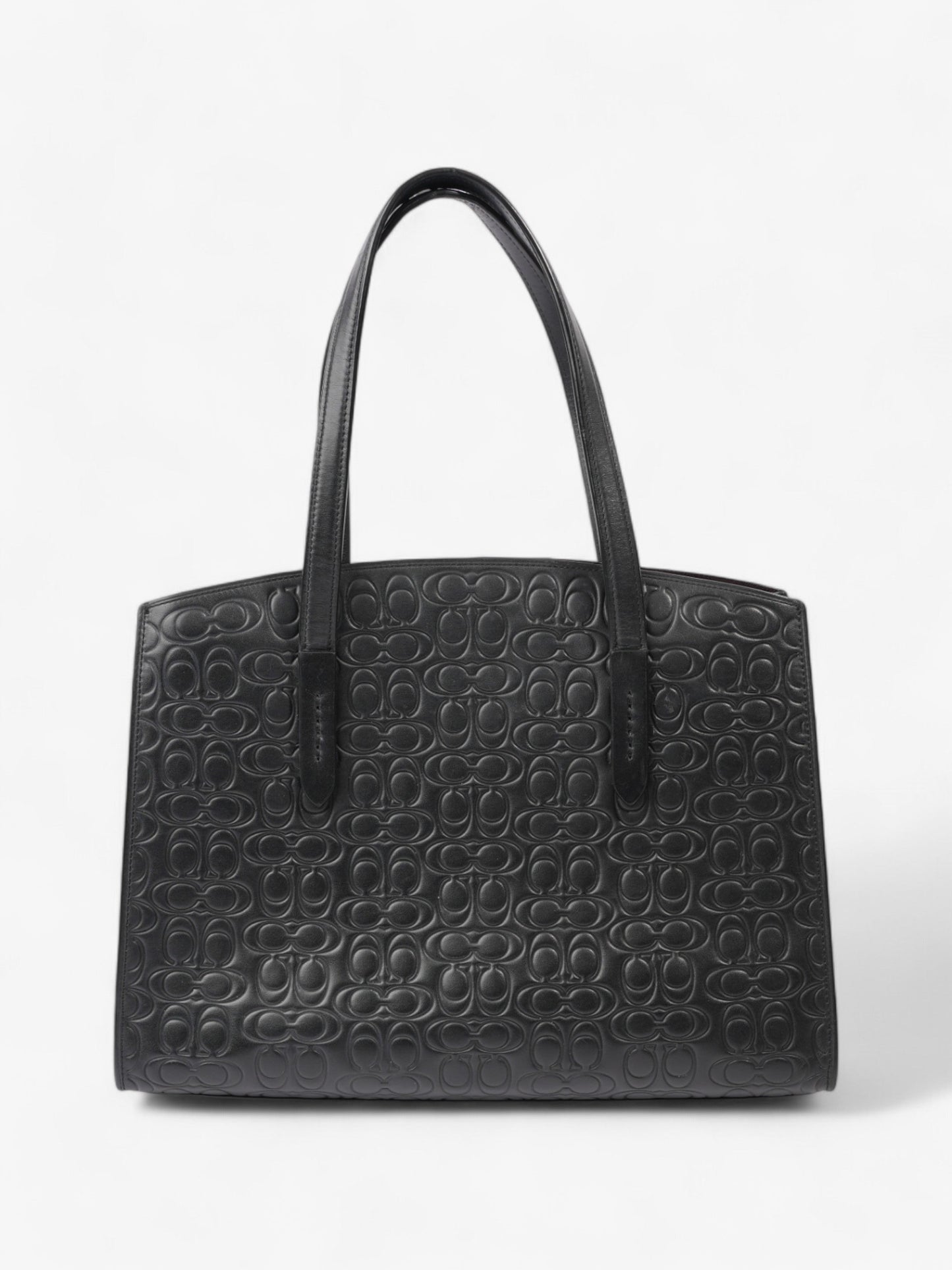 Coach Charlie Carryall Black Leather