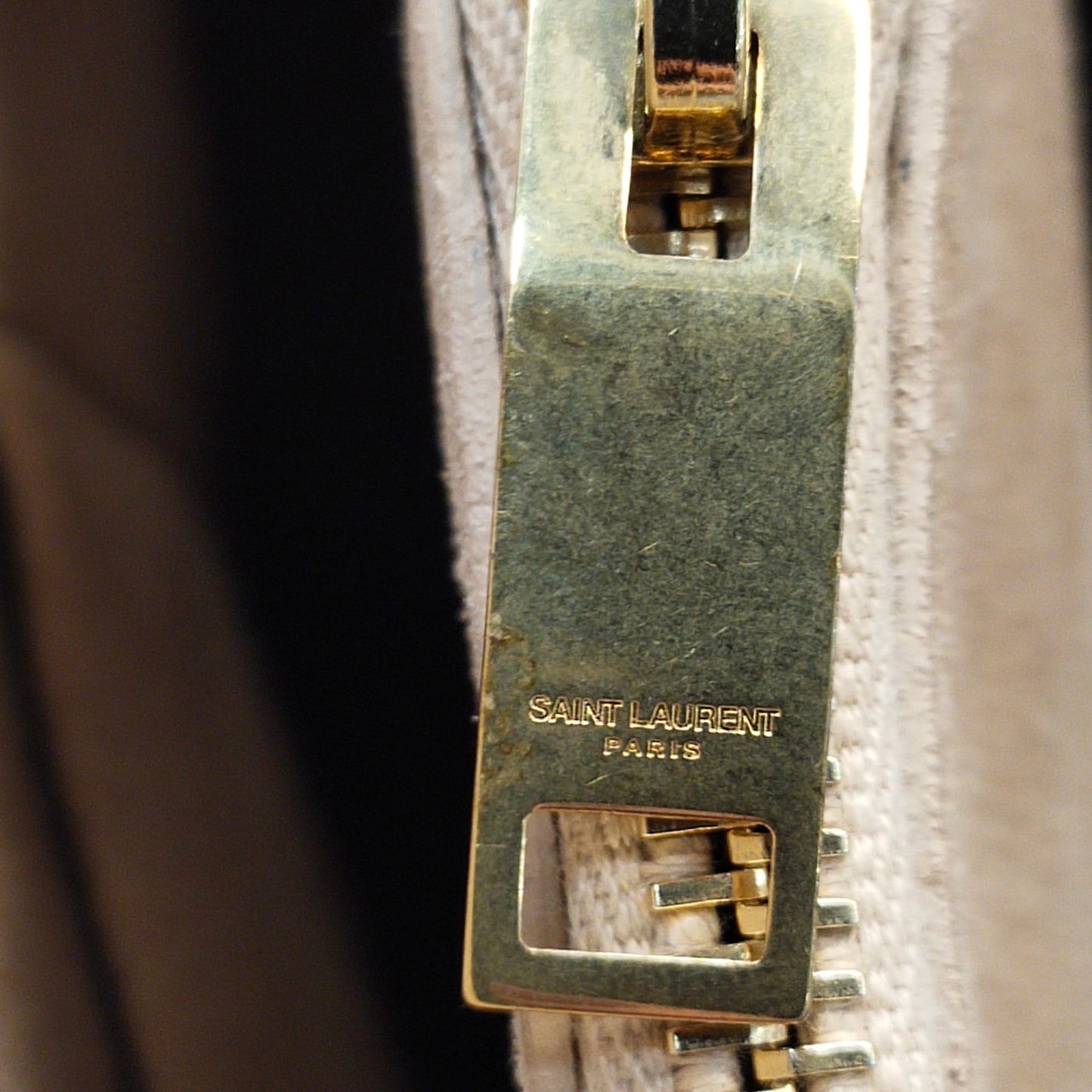 Beige Saint Laurent Large Sac de Jour Tote Bag