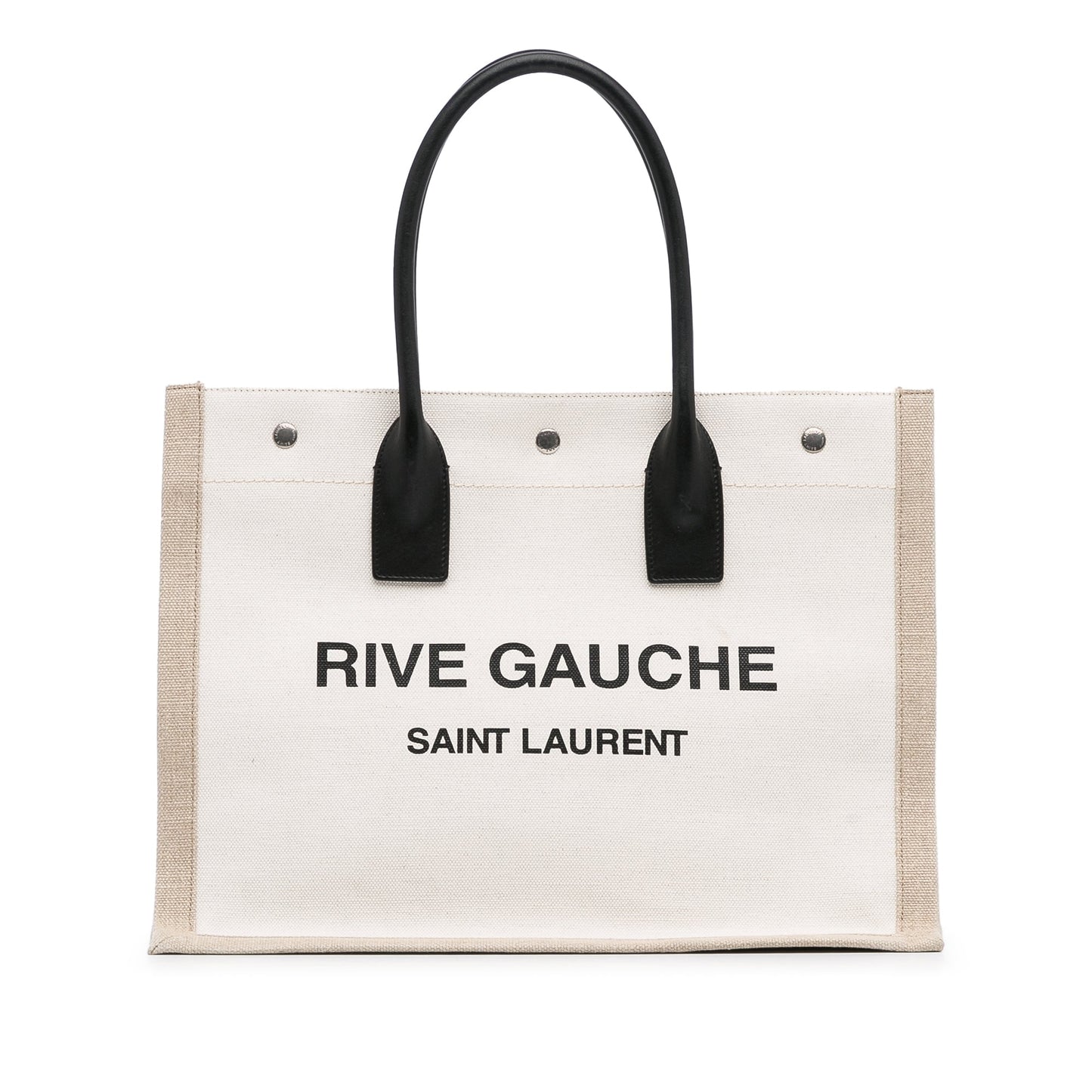 Brown Saint Laurent Rive Gauche Noe Tote