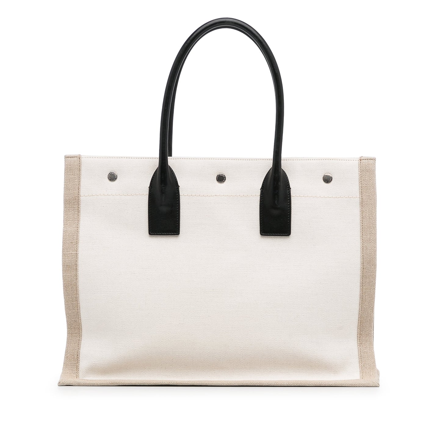 Brown Saint Laurent Rive Gauche Noe Tote