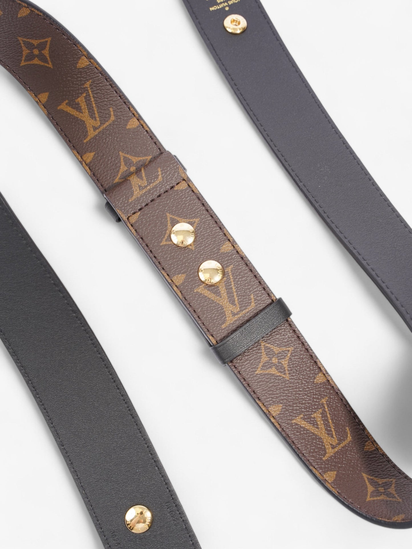 Louis Vuitton Bandouliere Strap Monogram / Gold / Black Canvas