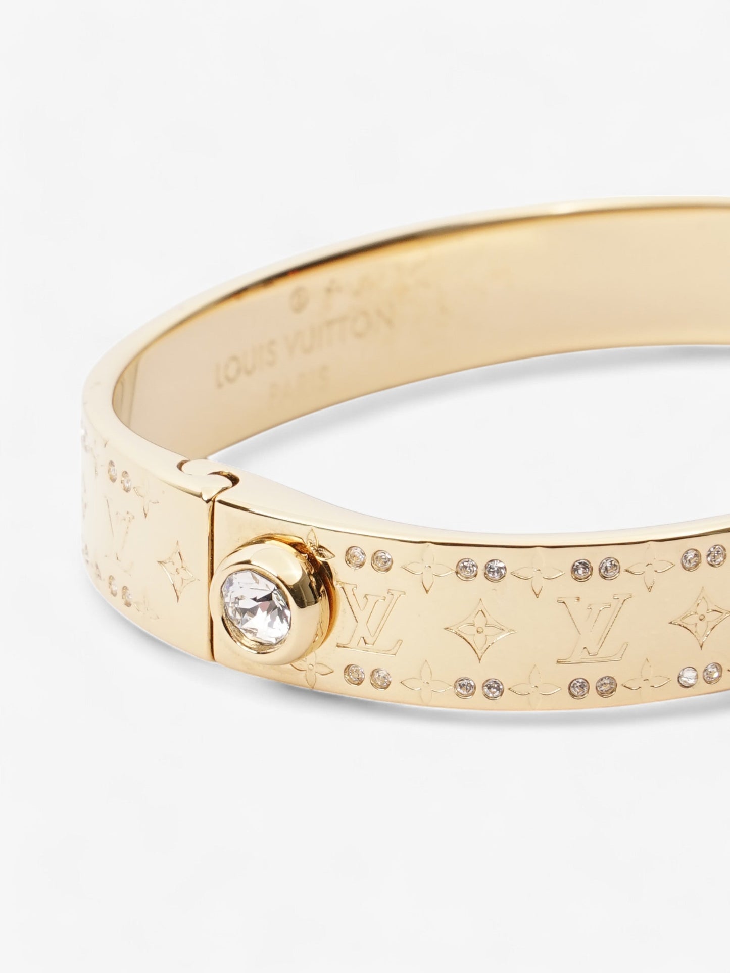 Louis Vuitton Nanogram Cuff Gold Base Metal S