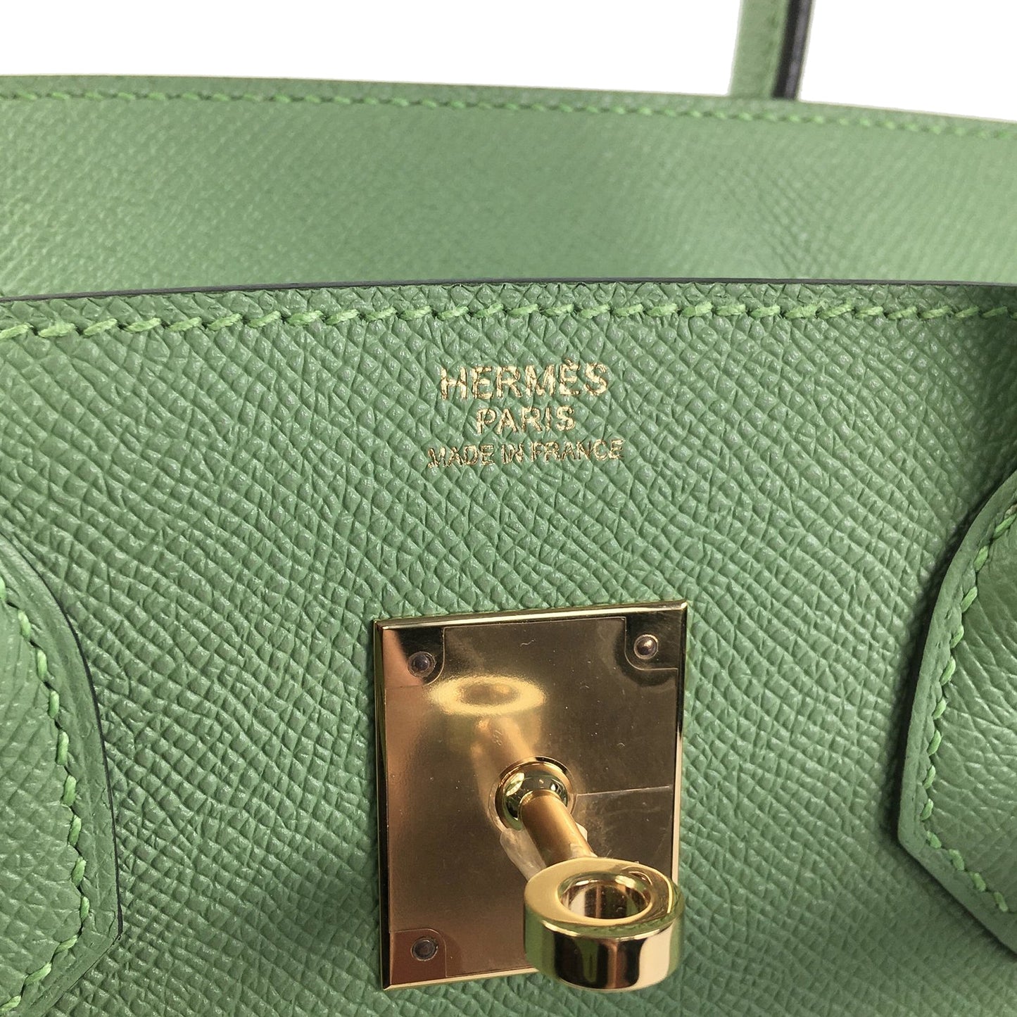 HermÃƒÆ’Ã‚Â¨s Birkin 30 Light Green Epsom Gold