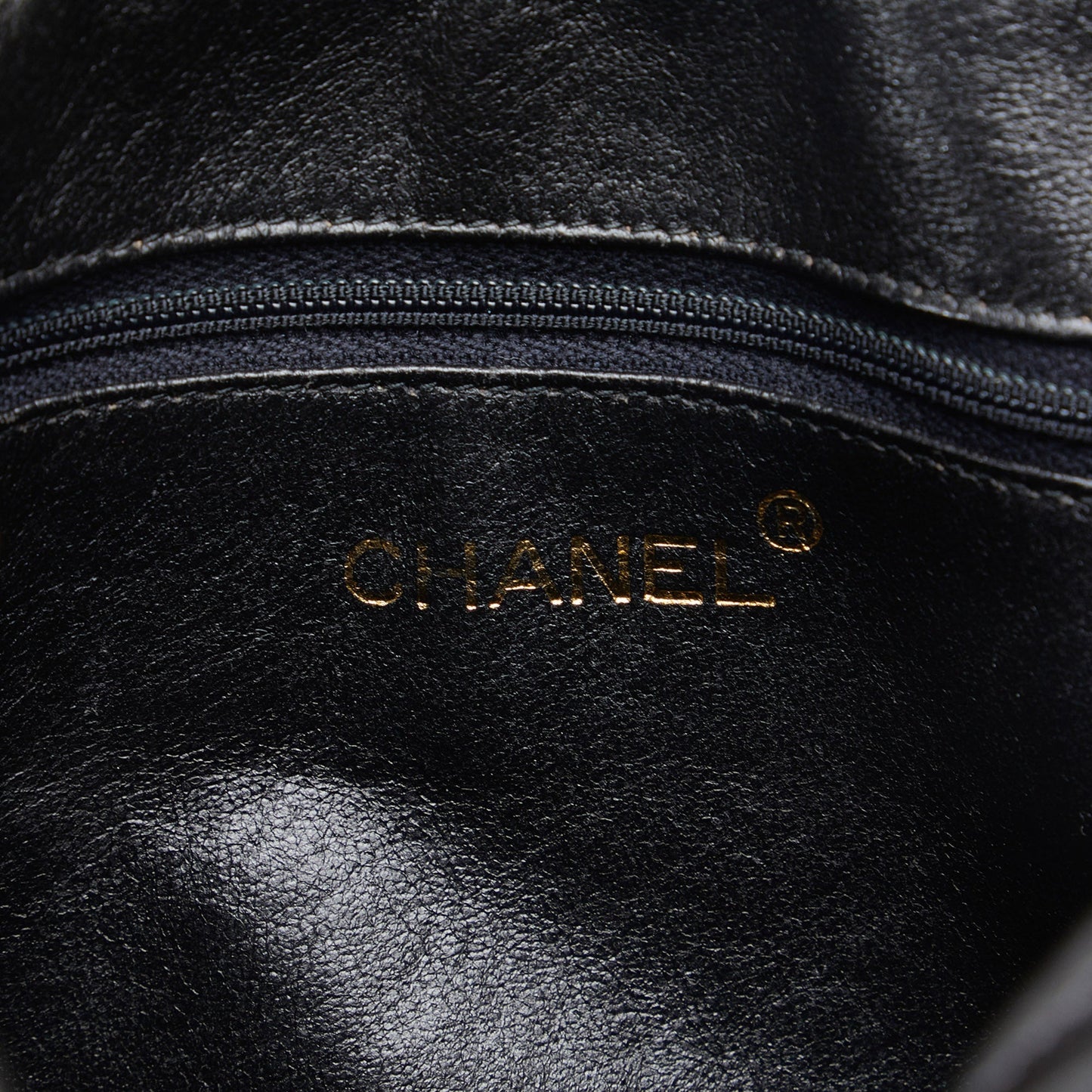 Chanel Triple CC Camera Bag Black Lambskin Gold