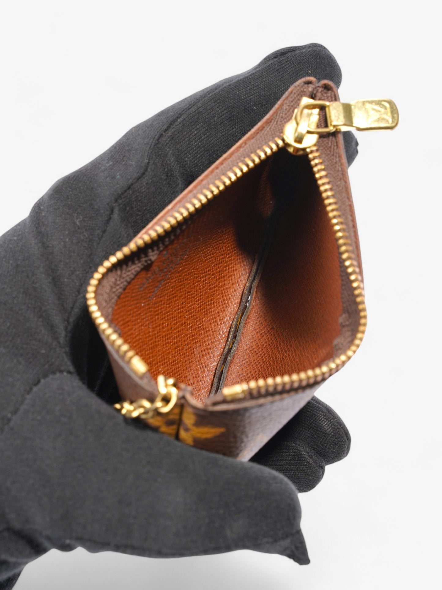 Louis Vuitton Key Pouch Monogram Coated Canvas