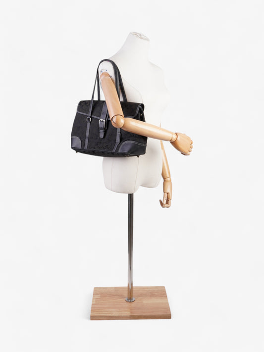 Coach Classic Handbag Black Canvas