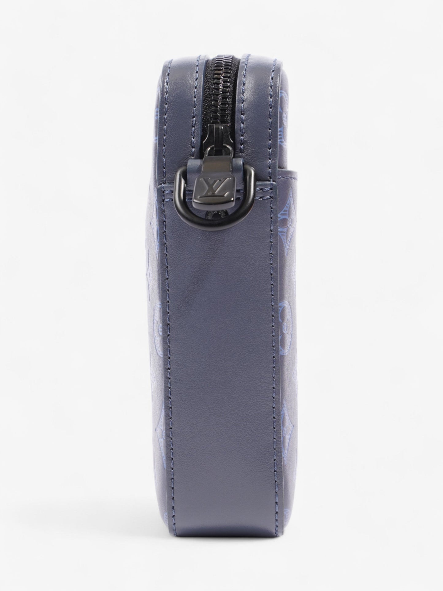 Louis Vuitton Duo Messenger Bag Blue Shadow Monogram Leather