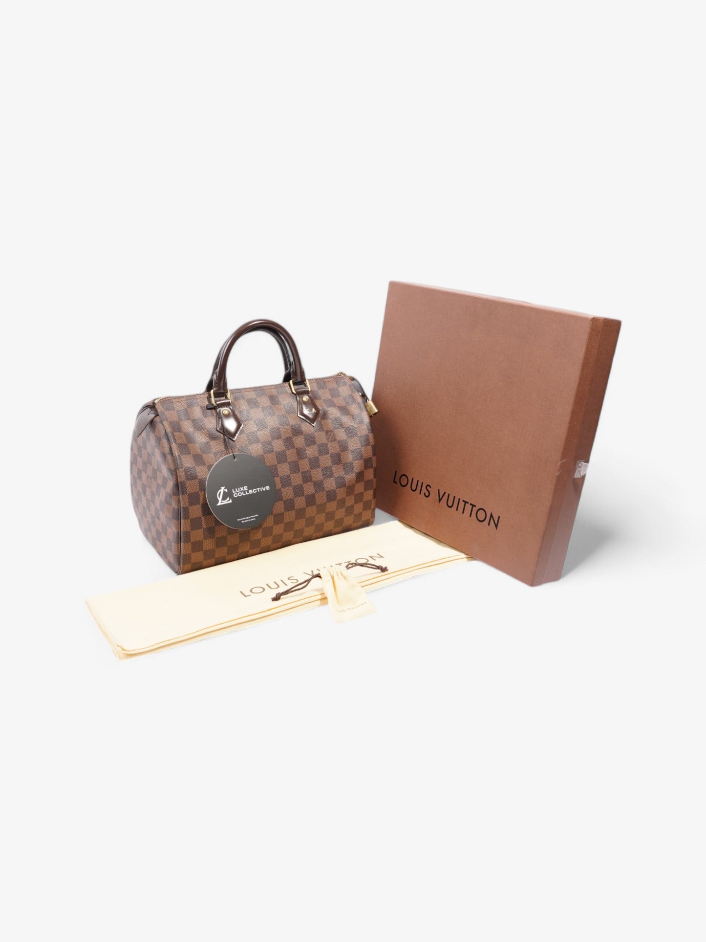 Louis Vuitton Speedy Damier Ebene Coated Canvas 30