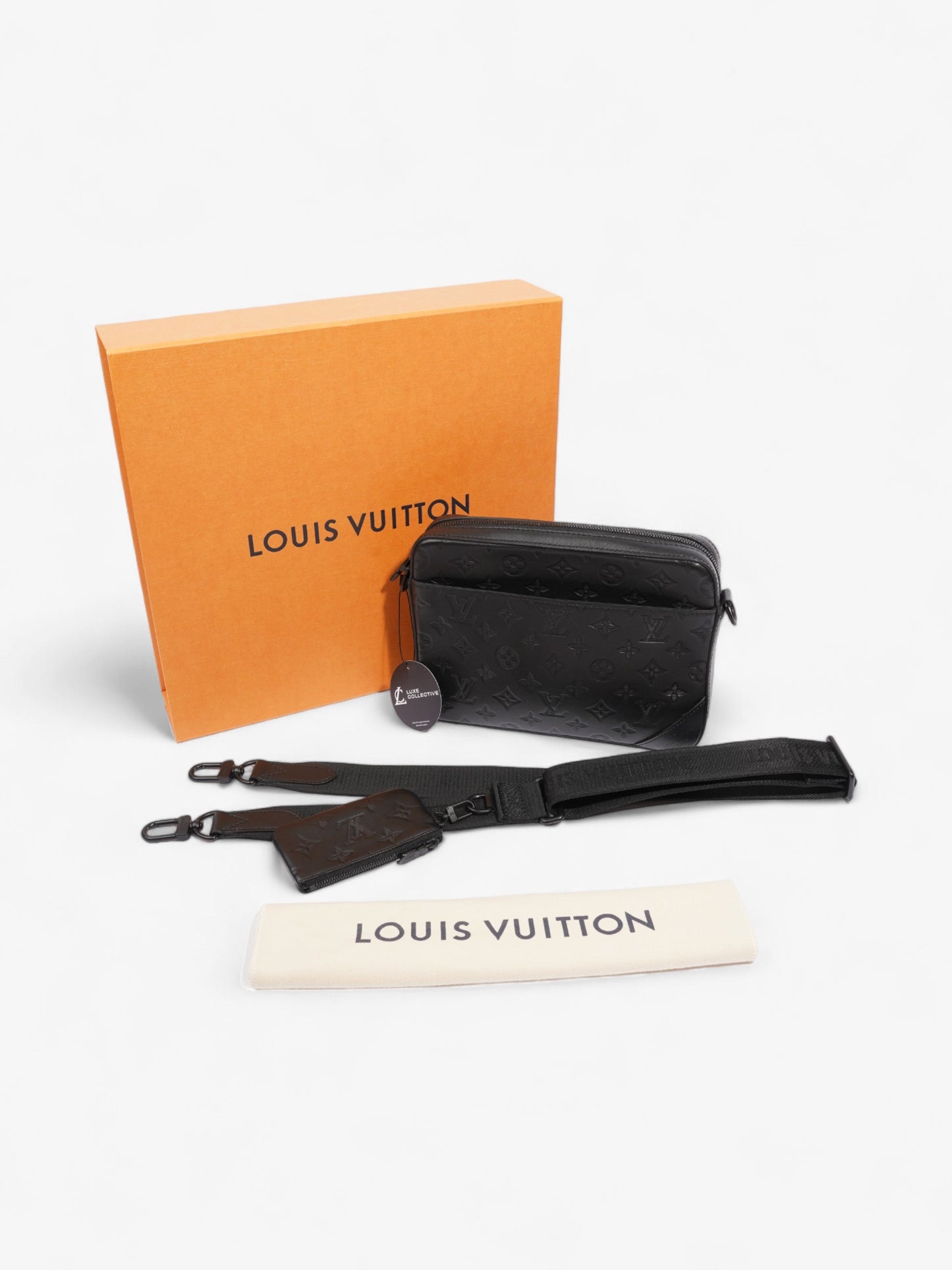 Louis Vuitton Duo Messenger Monogram Empreinte Empreinte Leather