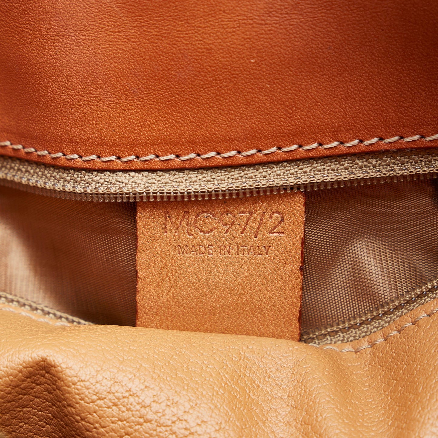 Tan Celine Macadam Tote