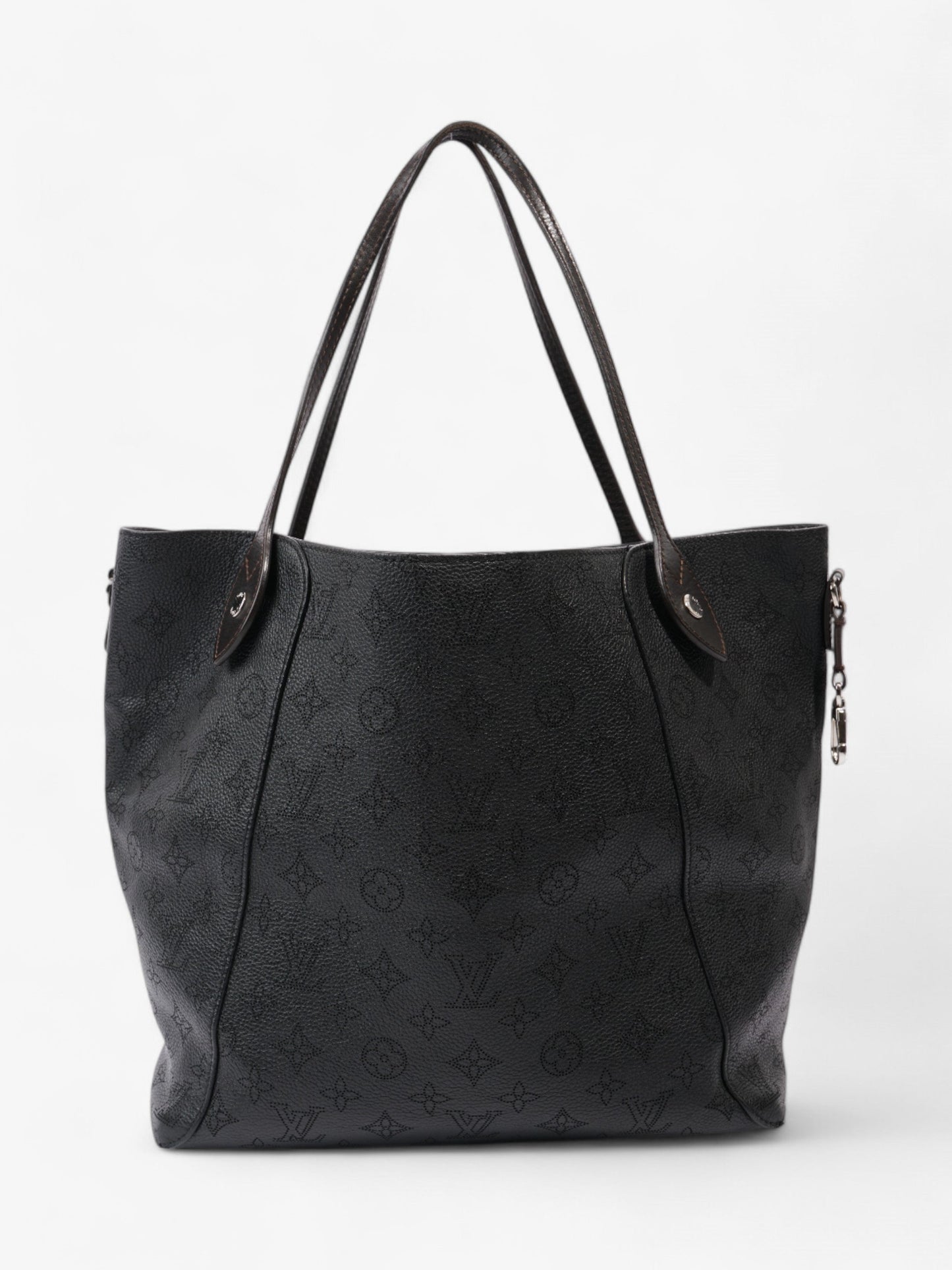 Louis Vuitton Hina Monogram Mahina / Black Calfskin Leather MM