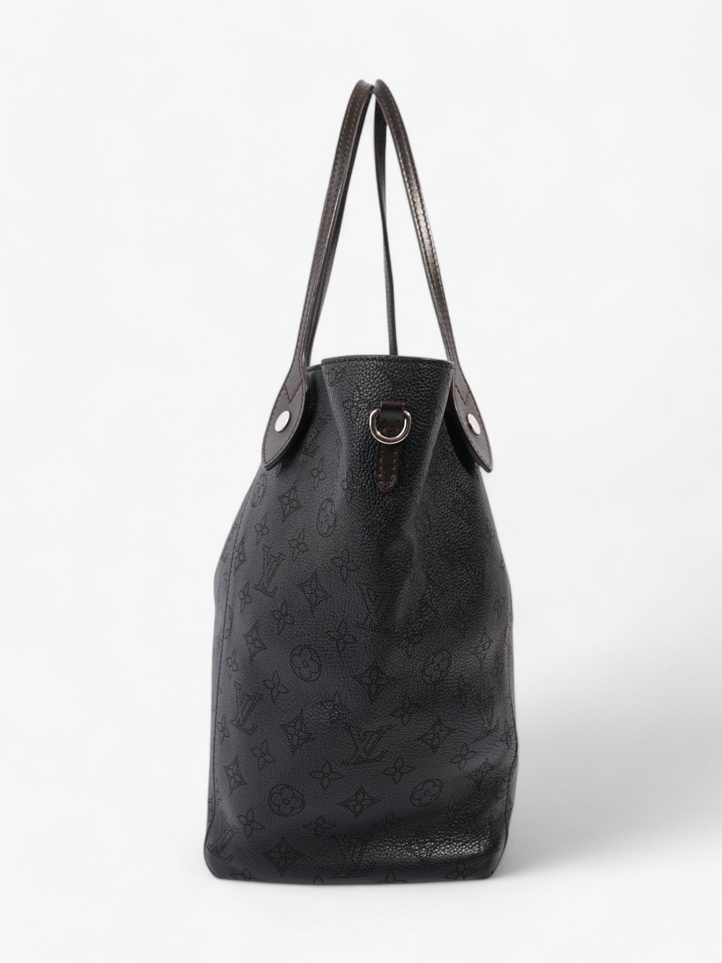 Louis Vuitton Hina Monogram Mahina / Black Calfskin Leather MM