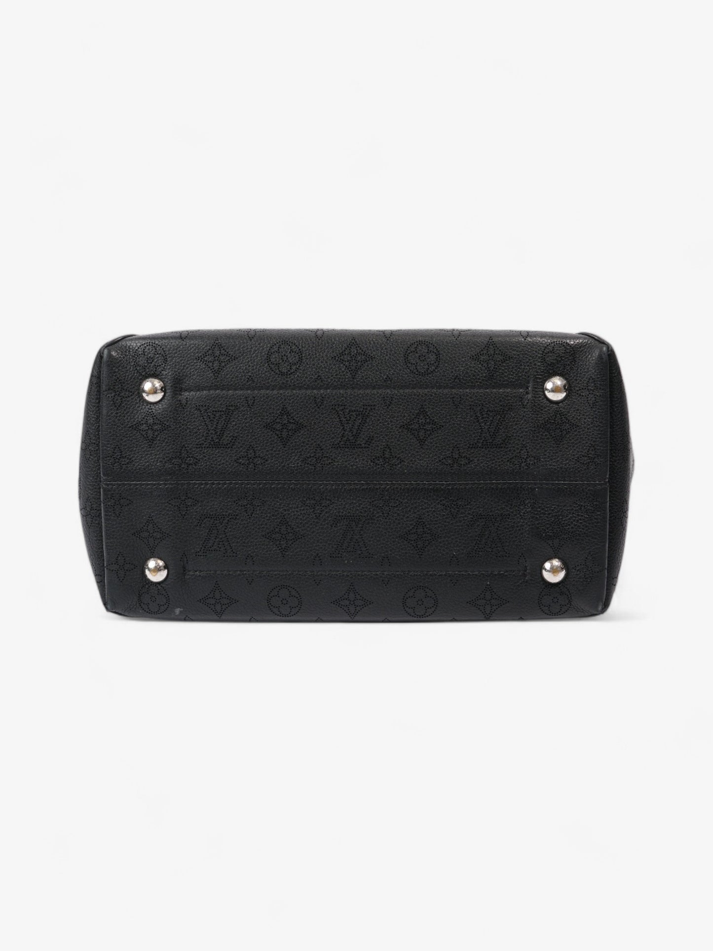 Louis Vuitton Hina Monogram Mahina / Black Calfskin Leather MM