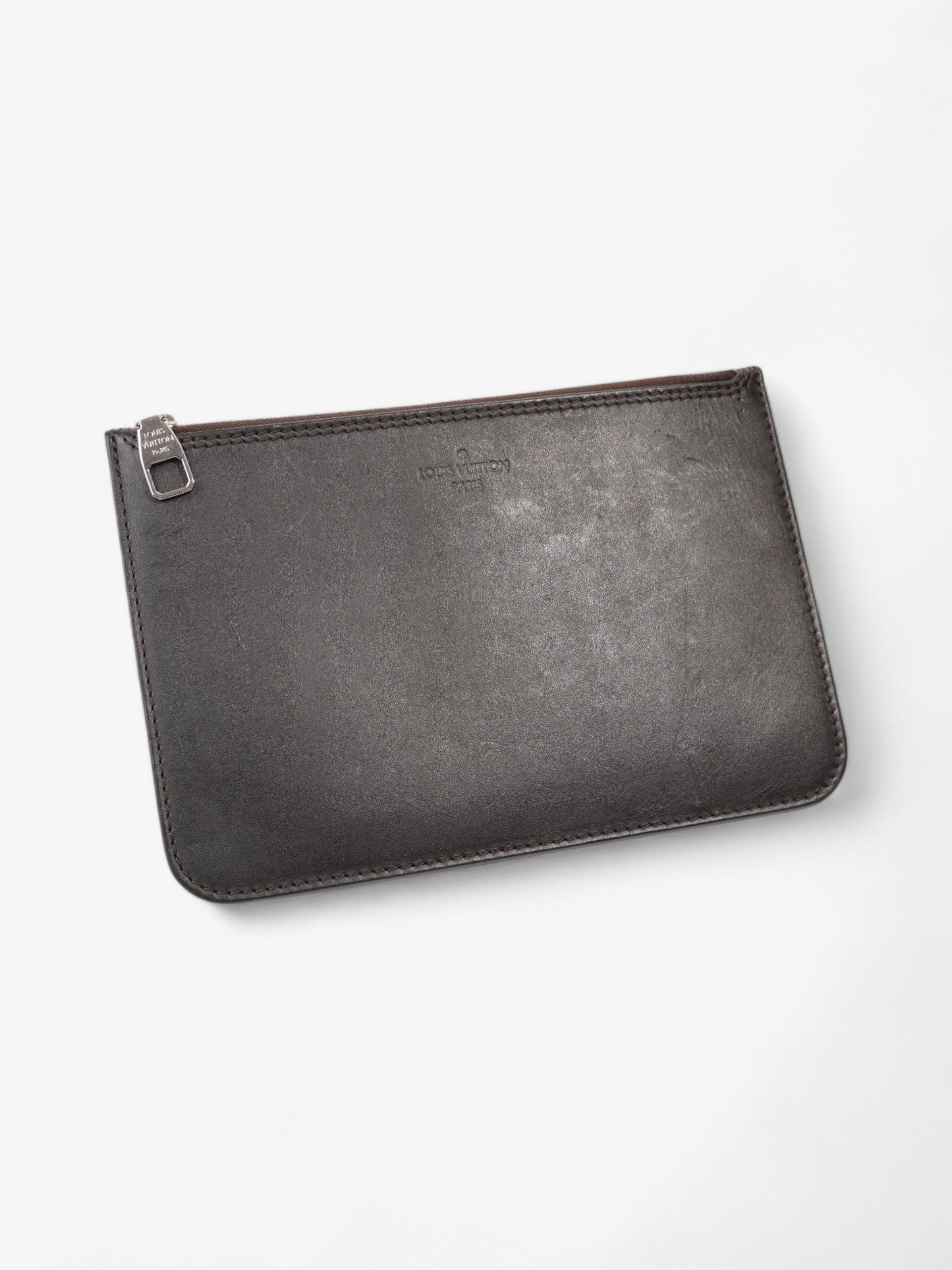 Louis Vuitton Hina Monogram Mahina / Black Calfskin Leather MM